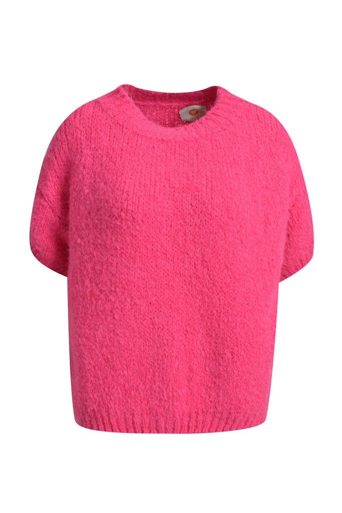 HeartKiss Strickpullover KNIT PULLOVER SHORT SLEEVES