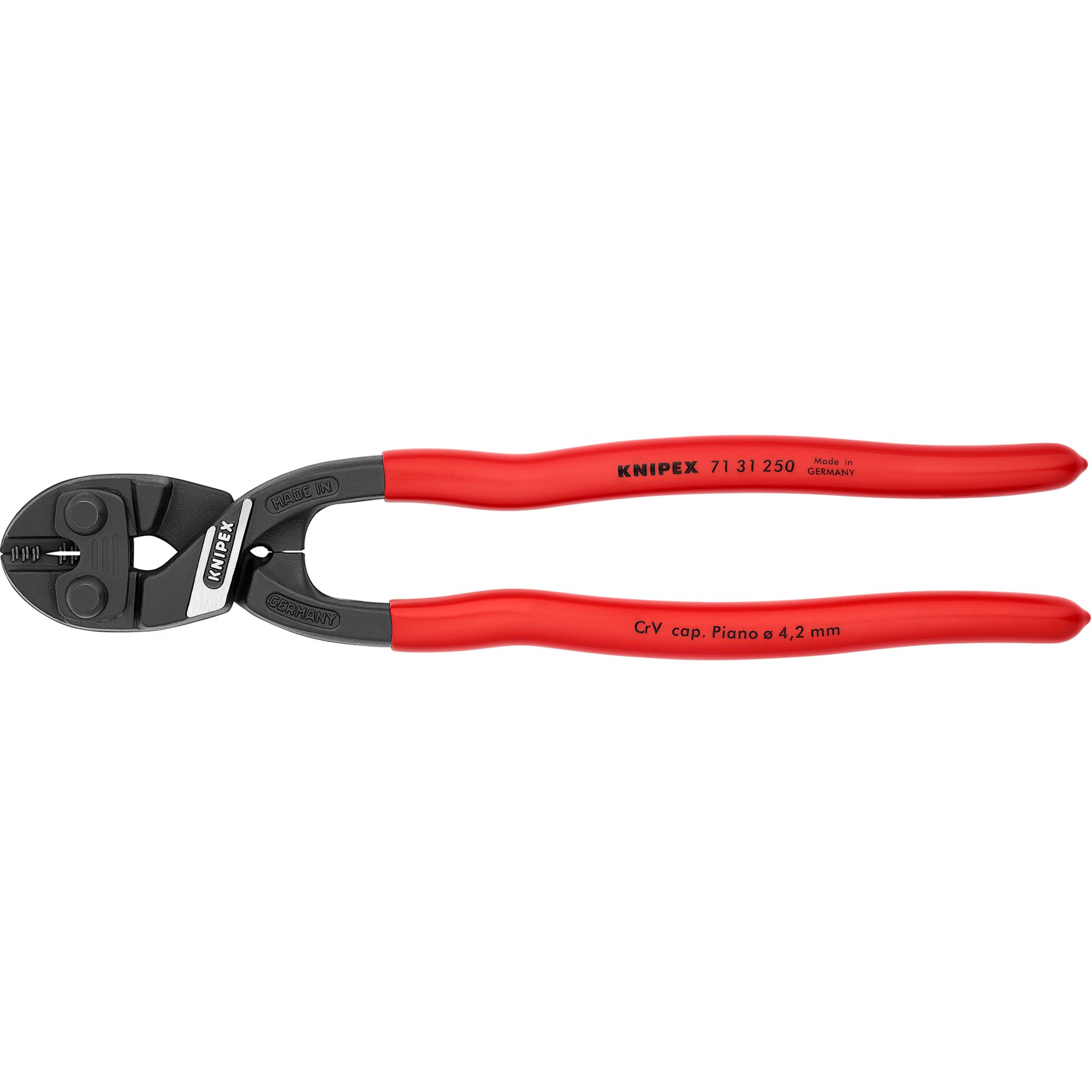 Knipex Seitenschneider KNIPEX Kompakt-Bolzenschneider CoBolt XL 71 31 250, Schneid-Zange