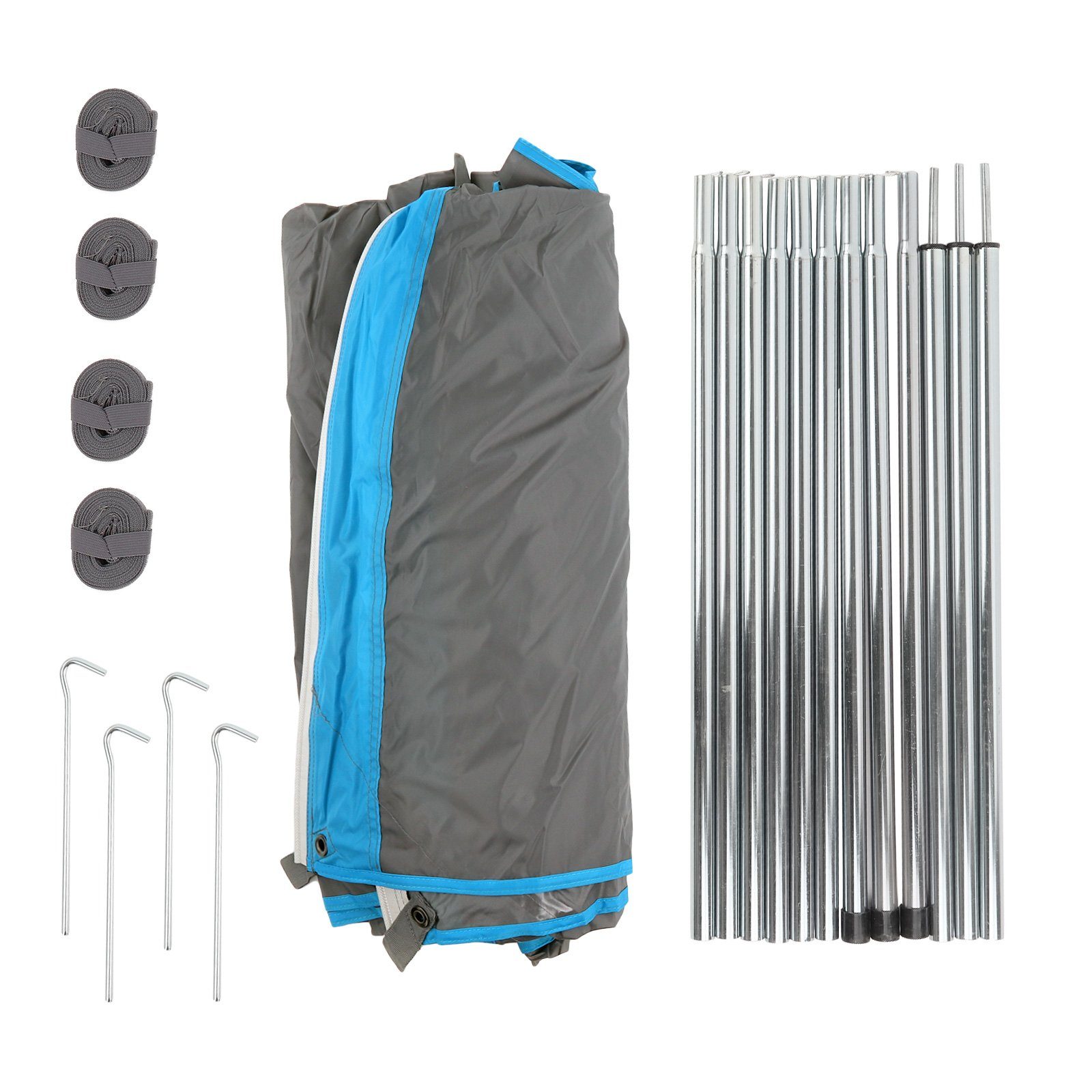 deiwo Sonnensegel Wohnmobil Wohnwagen Sonnensegel, grau, 2,50 x 2,4m, Wassersäule 2000mm – Bild 5 von 5