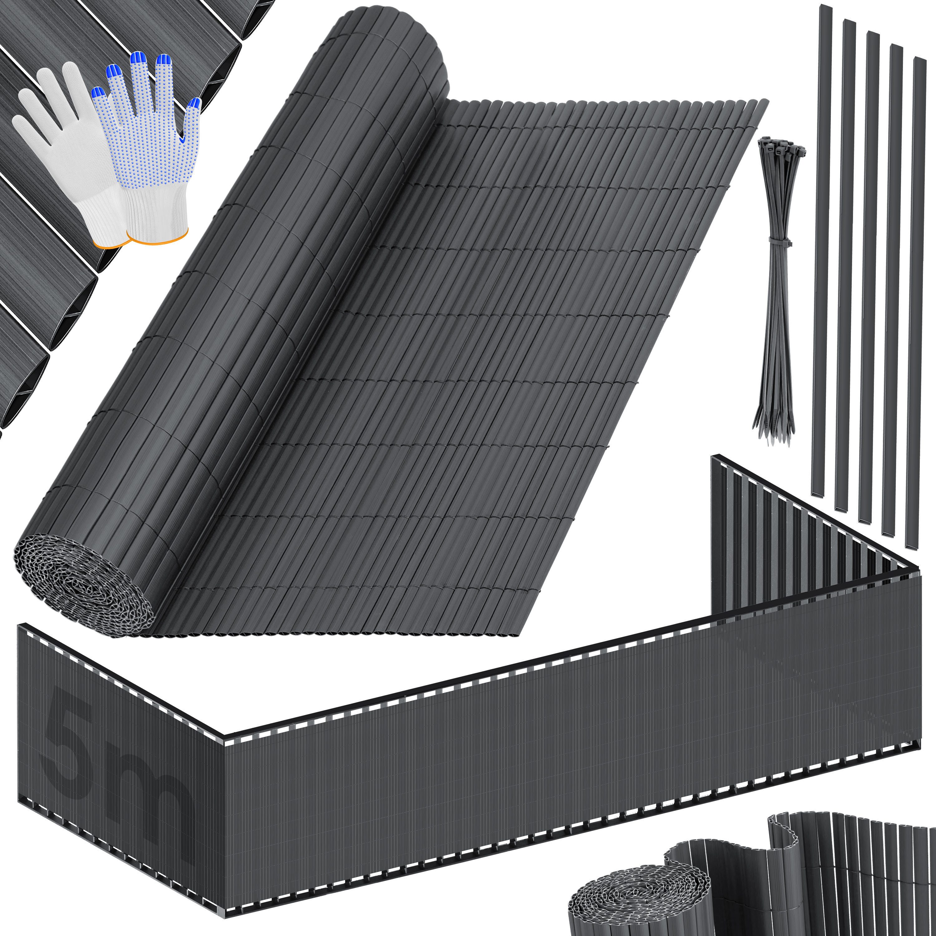 KESSER Смуги конфіденційності, PVC Sichtschutzmatte Balkonverkleidung Windschutz Sichtschutzzaun