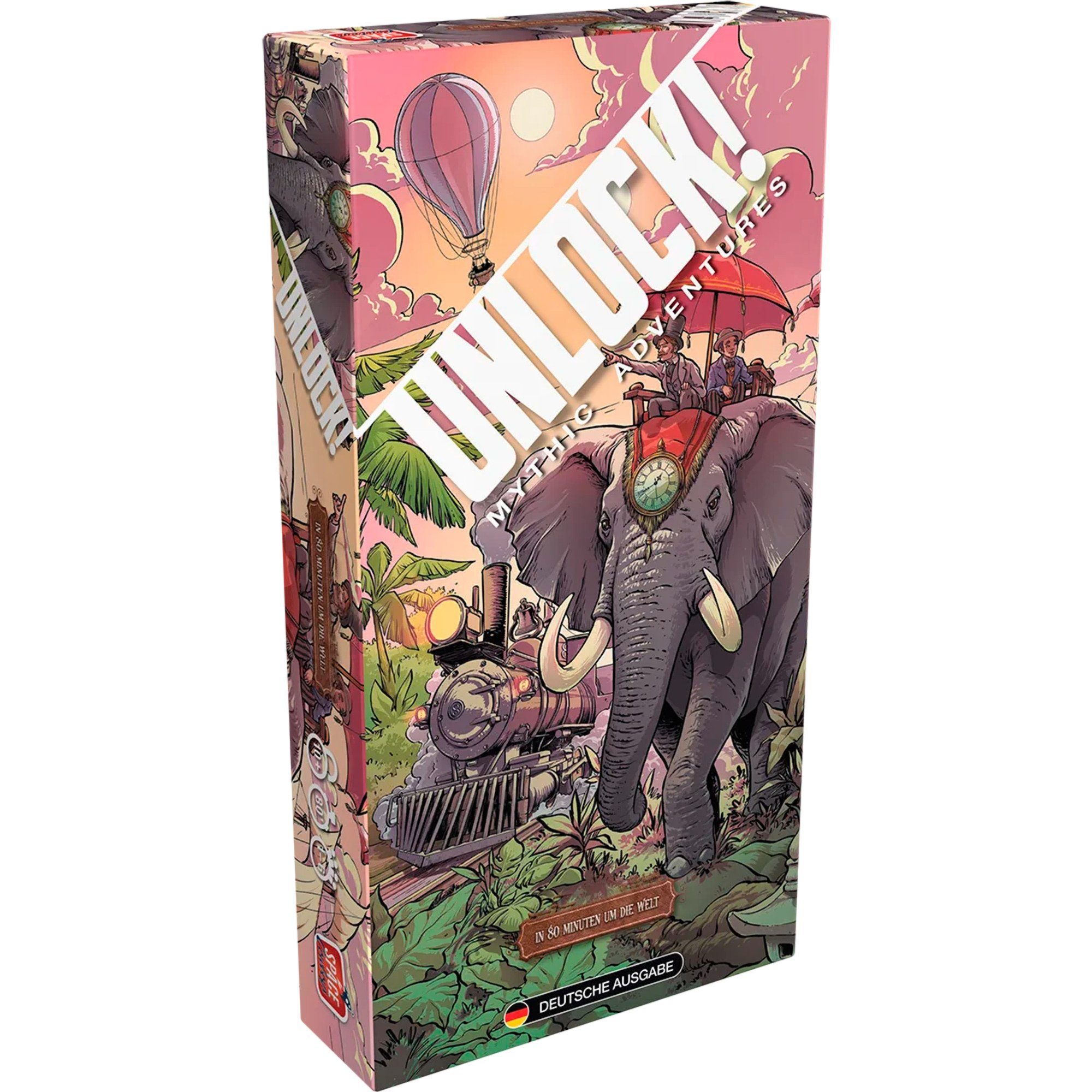 Asmodee Spiel Asmodee Unlock! In 80 Minuten um die Welt