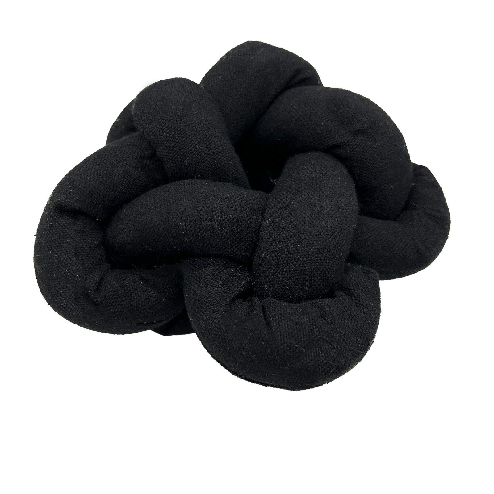 Aumüller Tiertau Hundespielzeug Knotenball Canvas, Schwarz
