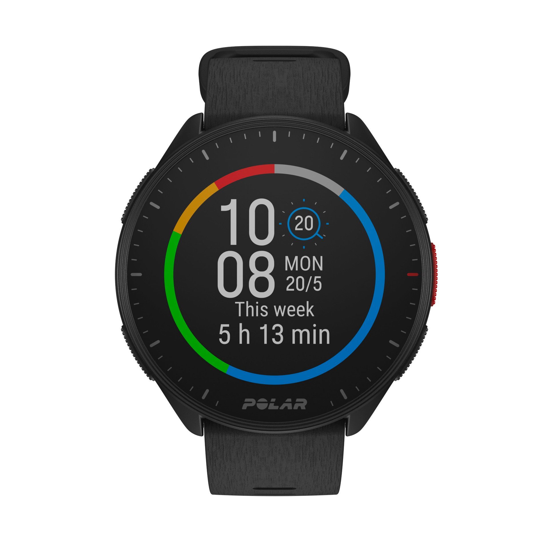 Polar PACER Smartwatch (3 cm/1,2 Zoll, Proprietär)