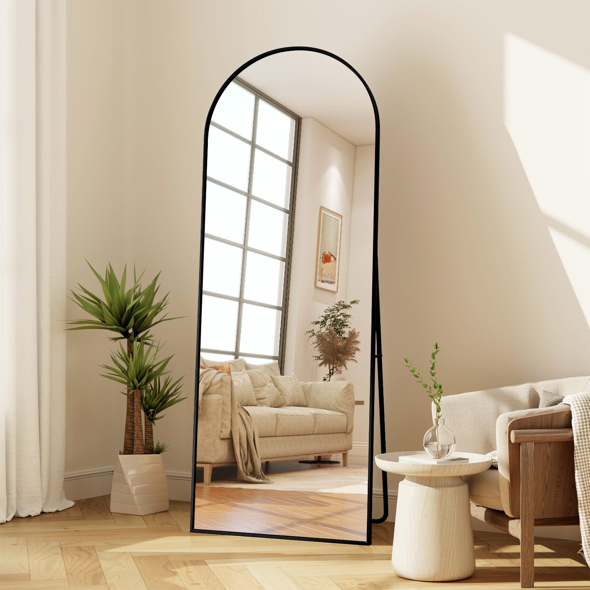 PXloue Ganzkörperspiegel Großer Ganzkörperspiegel, modernes Design, freiste günstig online kaufen