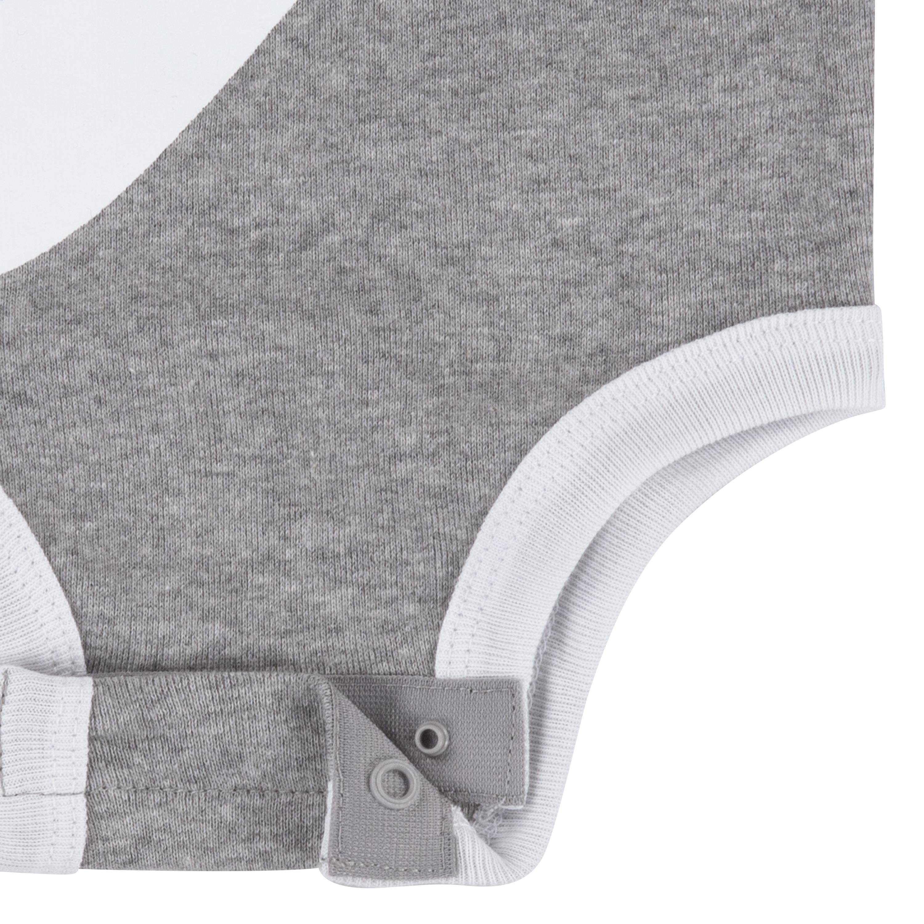 meliert HAT BODYSUIT grau / 3-tlg) Nike (Set, LS FUTURA Erstausstattungspaket BOO LOGO Sportswear /