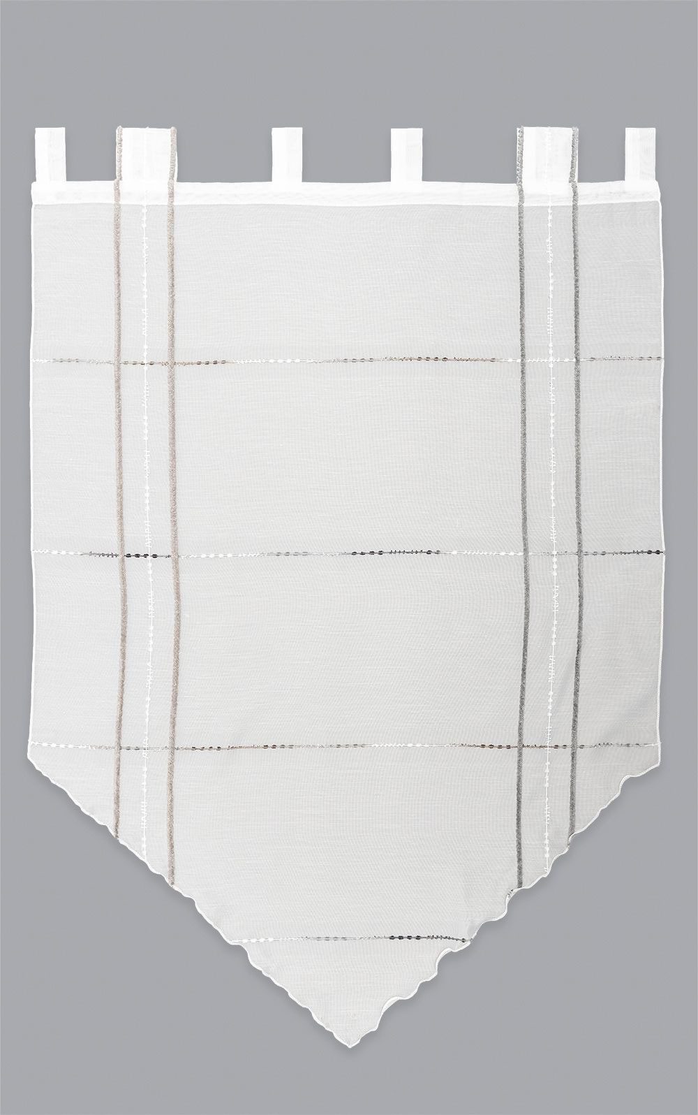 LYSEL® Scheibengardine Tilly (1 St), transparent, HxB 90x60cm