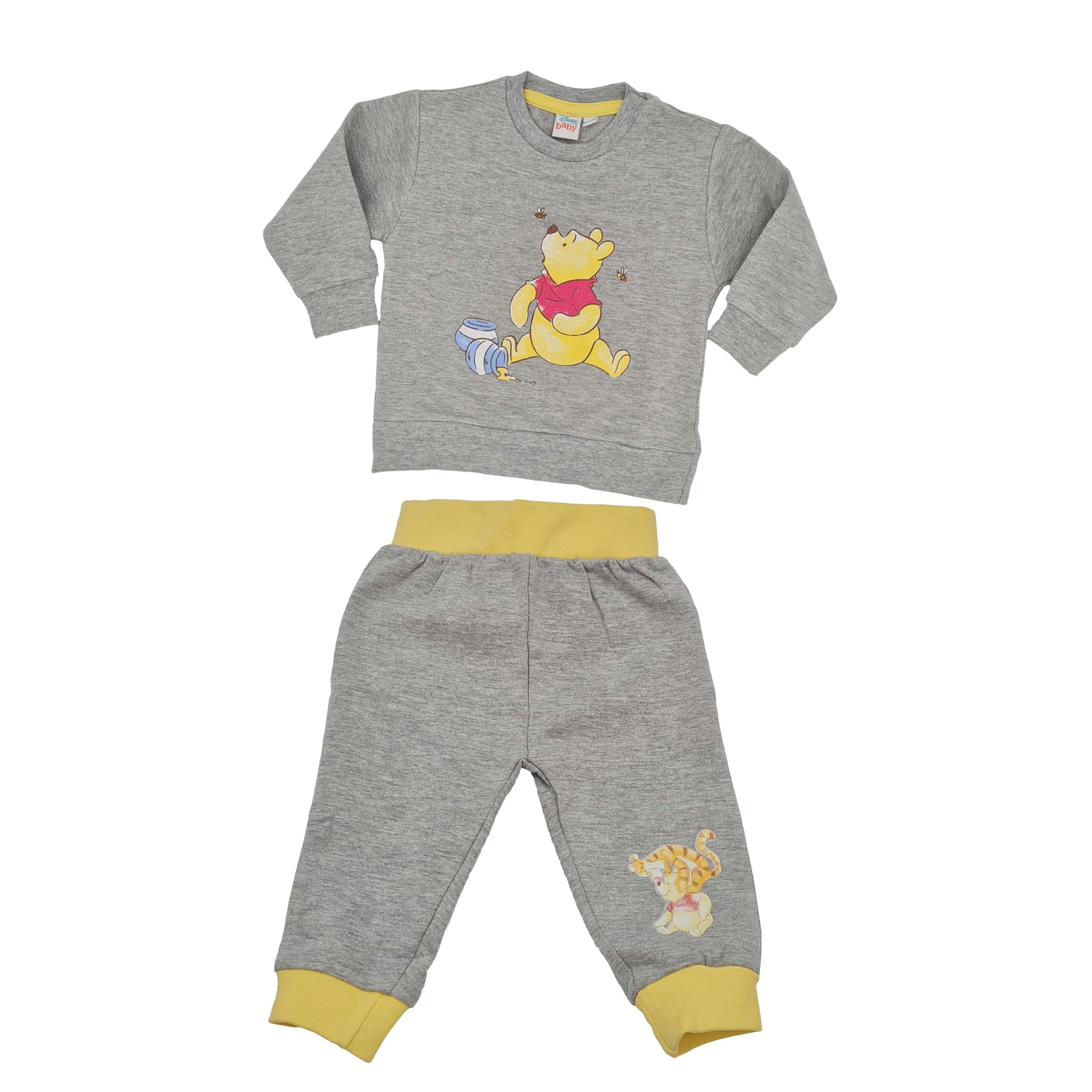 Babybogi Jogginganzug »Winnie Pooh Baby Set Sweatshirt Hose innen flauschig  2tlg Retro«