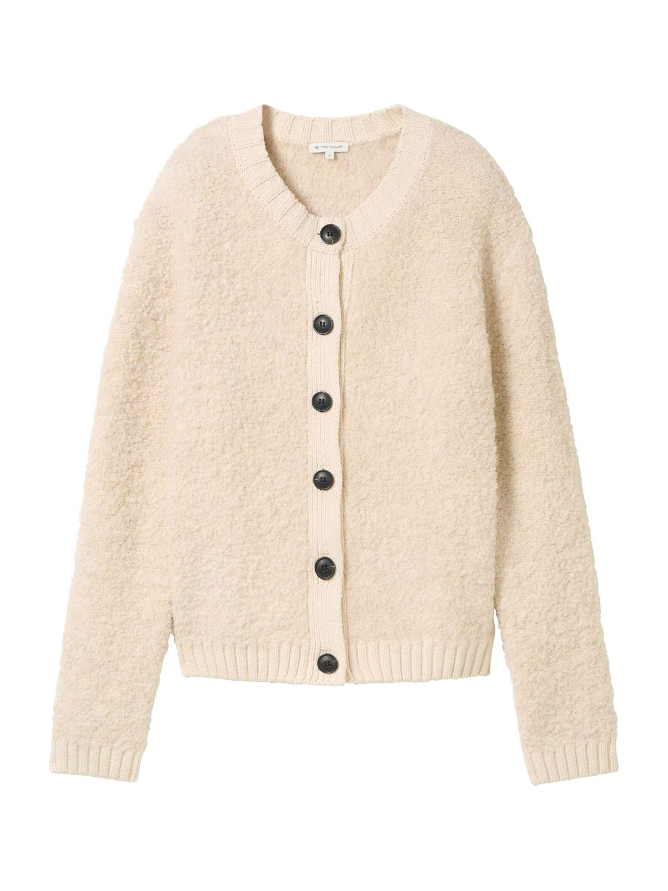 TOM TAILOR Strickjacke (1-tlg) Plain/ohne Details