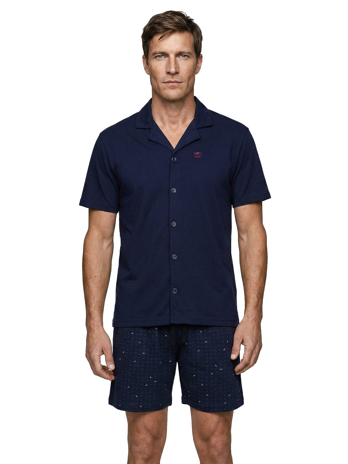Henry Terre Shorty Pyjama Set Kurz - Karl Graphik Design Shorts