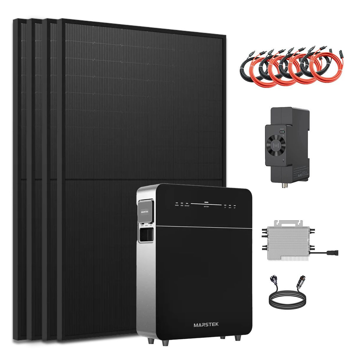 Marstek Balkonkraftwerk Balkonkraftwerk 2000W Marstek VENUS E 3.0 All-In-One Bundle 0% MwSt