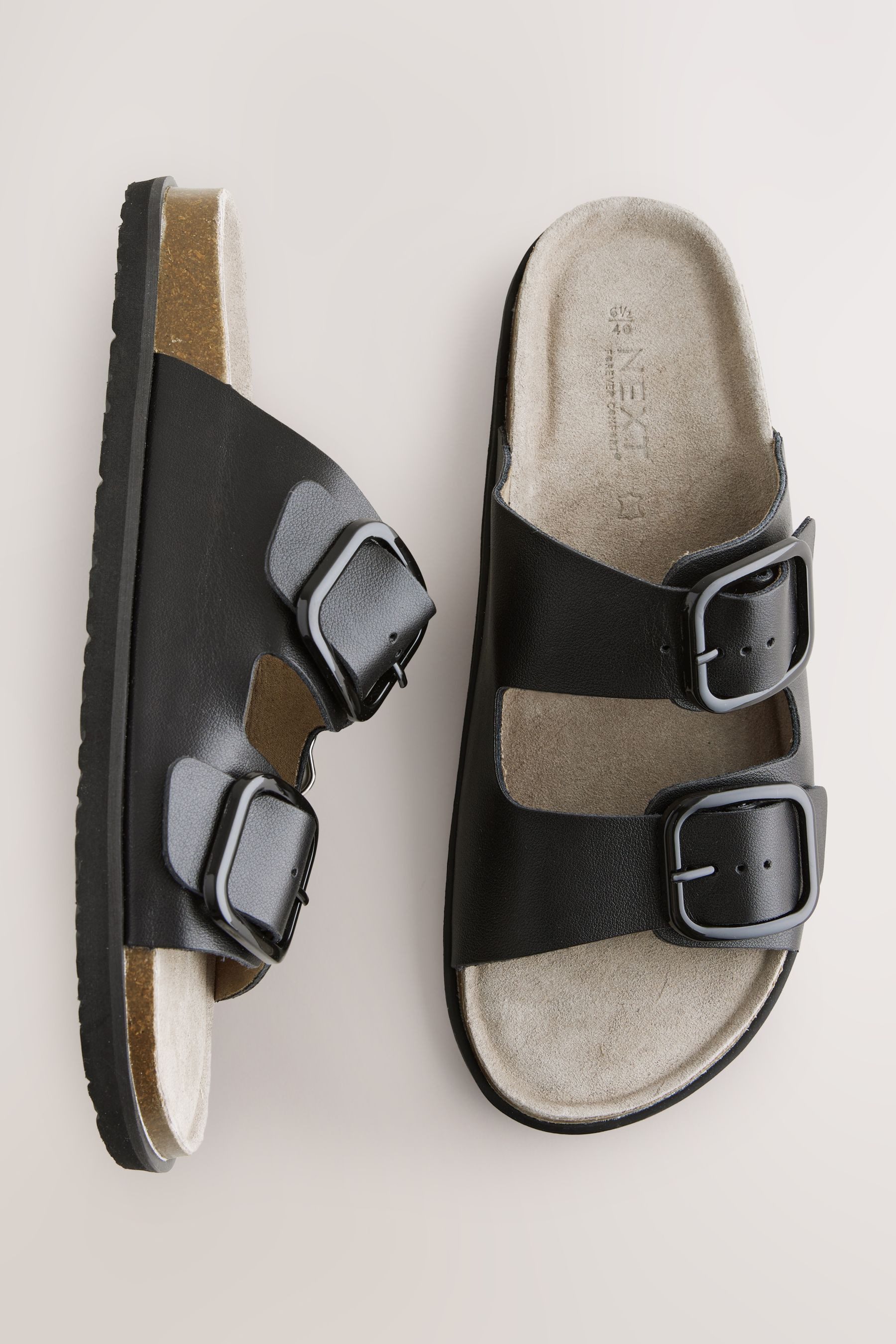 Next Forever Comfort® Fußbettsandalen mit zwei Riemen Sandale (1-tlg)