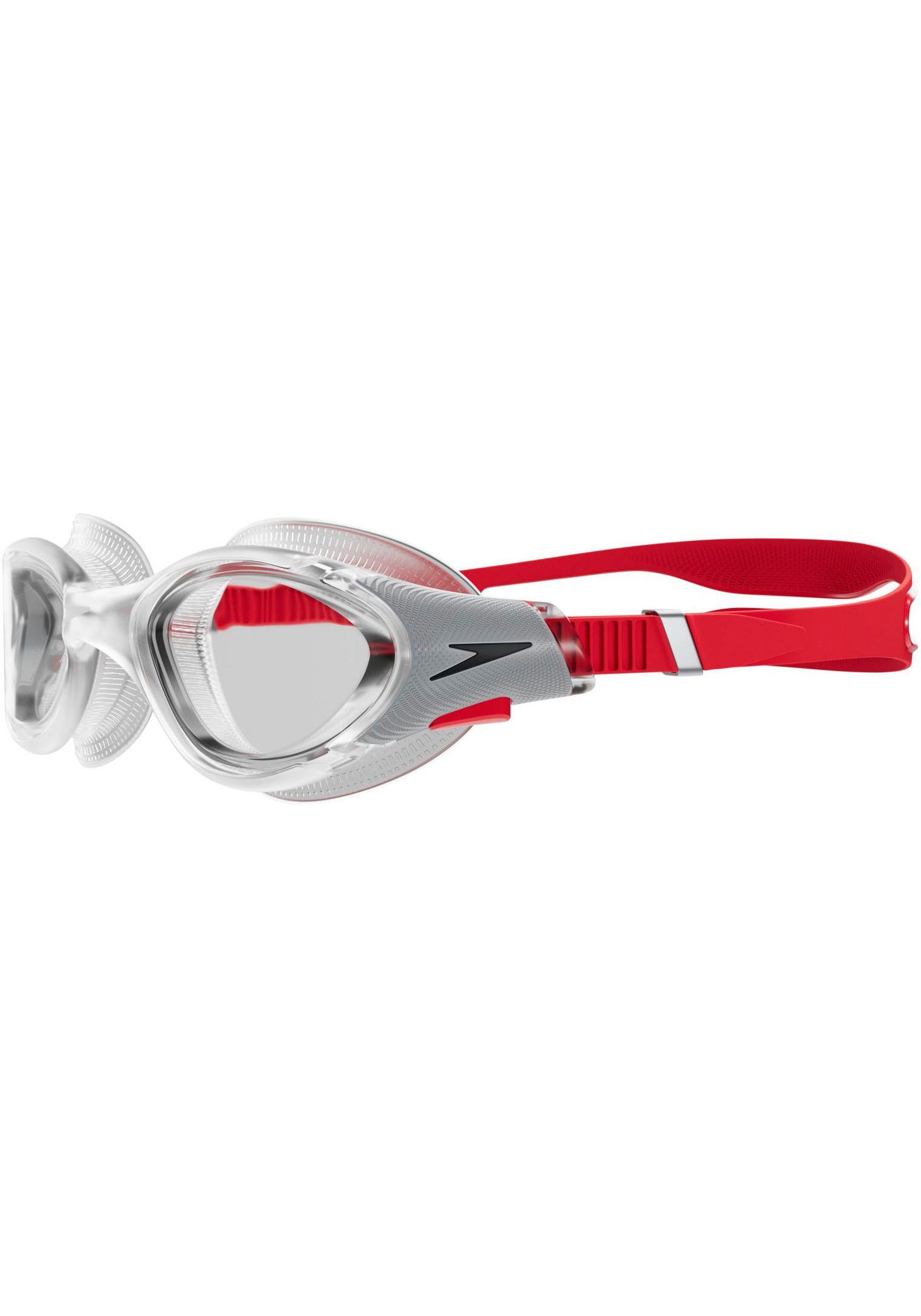 Speedo Schwimmbrille H Schwimmbrille, mit Markenlogo, für Erwachsene geeignet, formstabiles Material