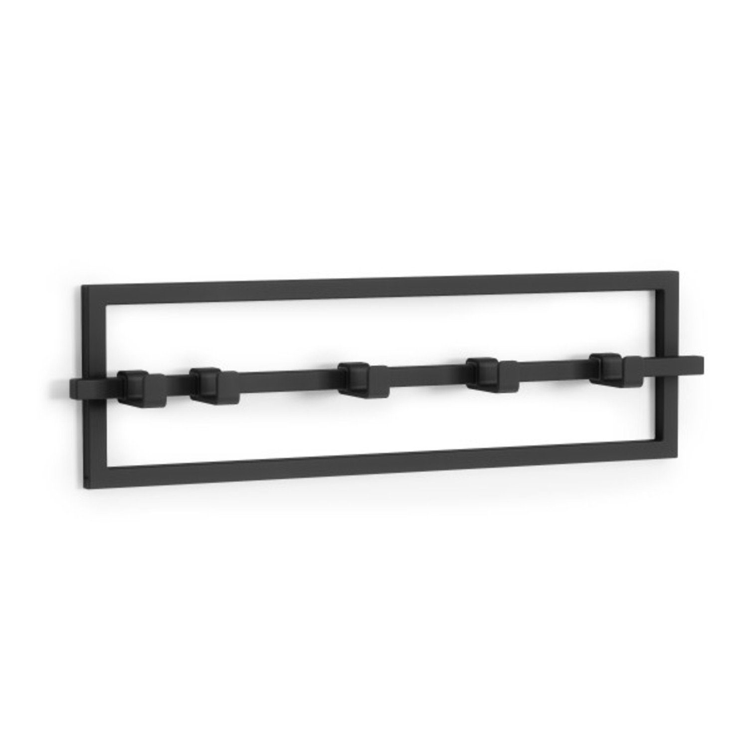 Umbra Wandgarderobe Garderobenleiste Cubiko 5 Haken günstig online kaufen