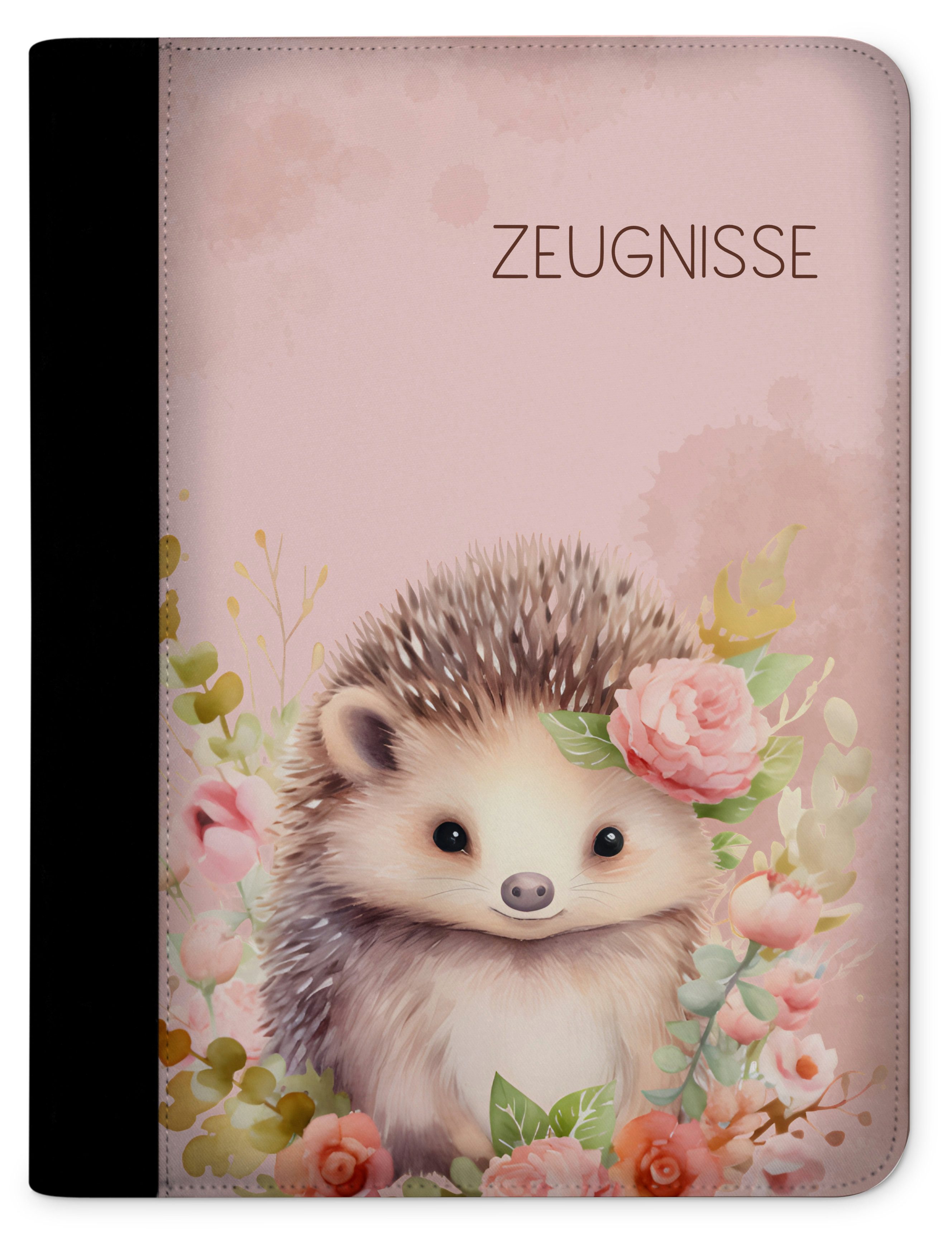 CreaDesign Schreibmappe Kinder Zeugnismappe, Dokumentenmappe, Ordner A4, Igel (1-St)