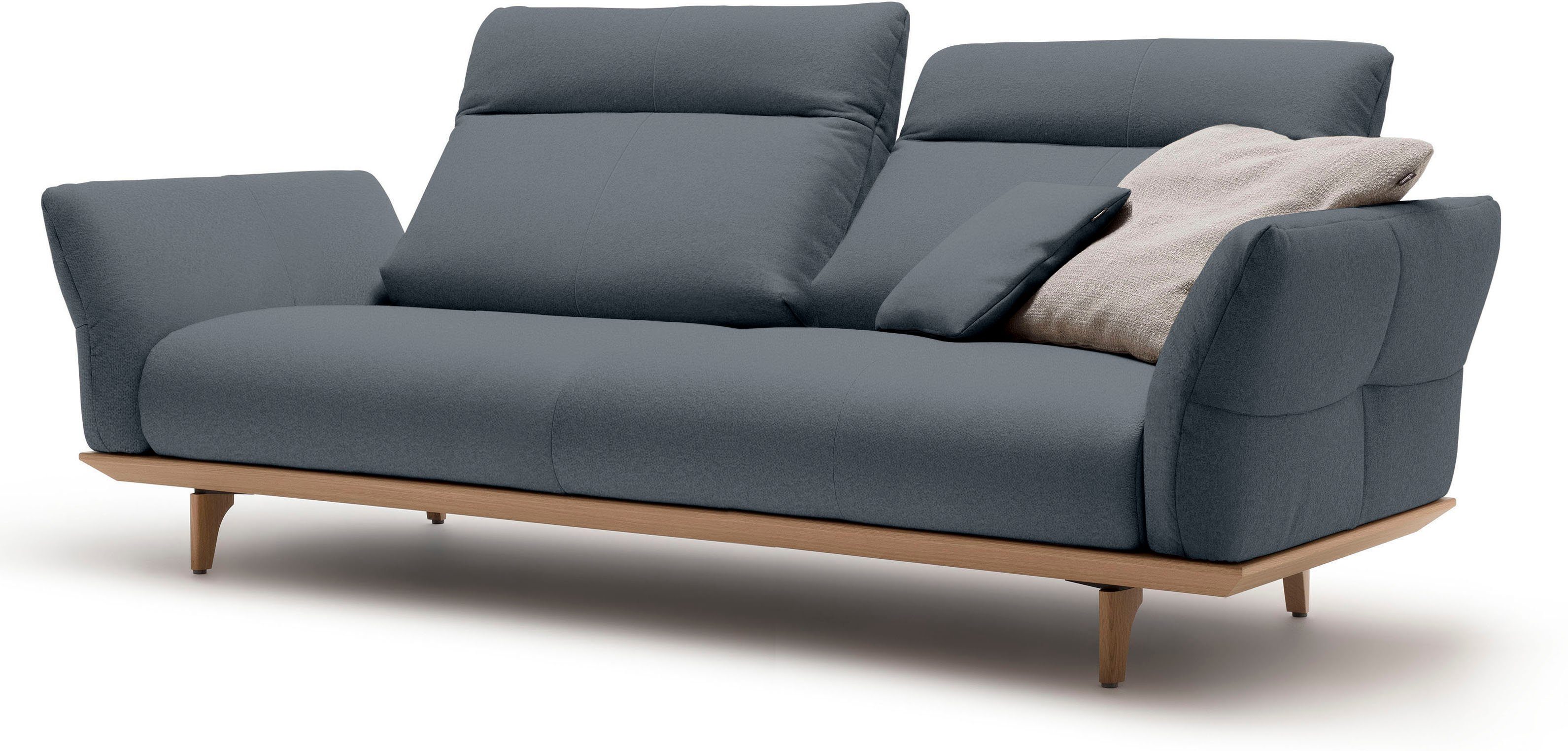 hülsta sofa 3-Sitzer hs.460, 208 natur, Füße Sockel cm in Eiche, Eiche Breite