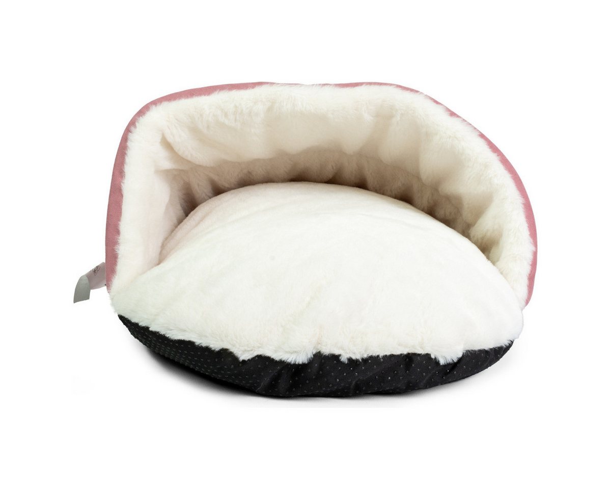 Thumbnail - DUVO+ Schlafhöhle Schlafsack Velvet rosa für Katzen