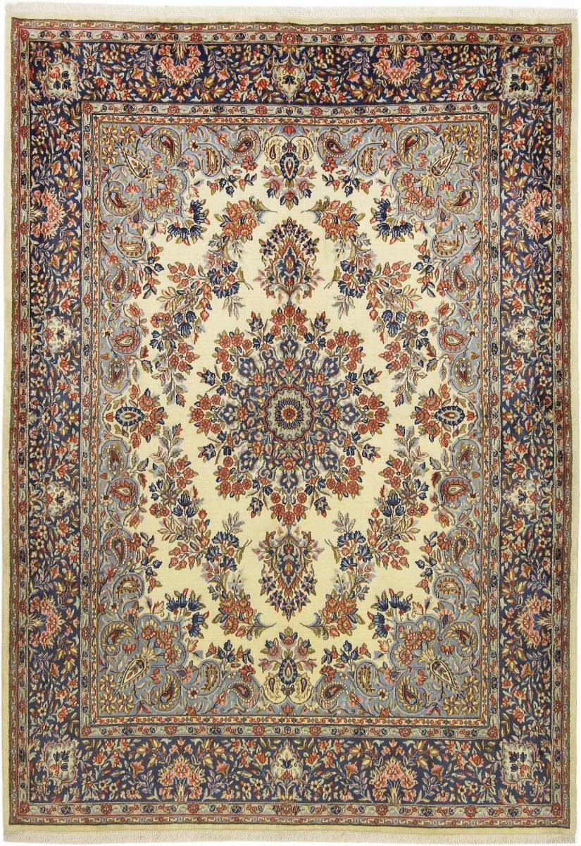 Orientteppich Kerman Rawar 169x238 Handgeknüpfter Orientteppich / Perserteppich, Nain Trading, rechteckig, Höhe: 12 mm | Kurzflor-Teppiche