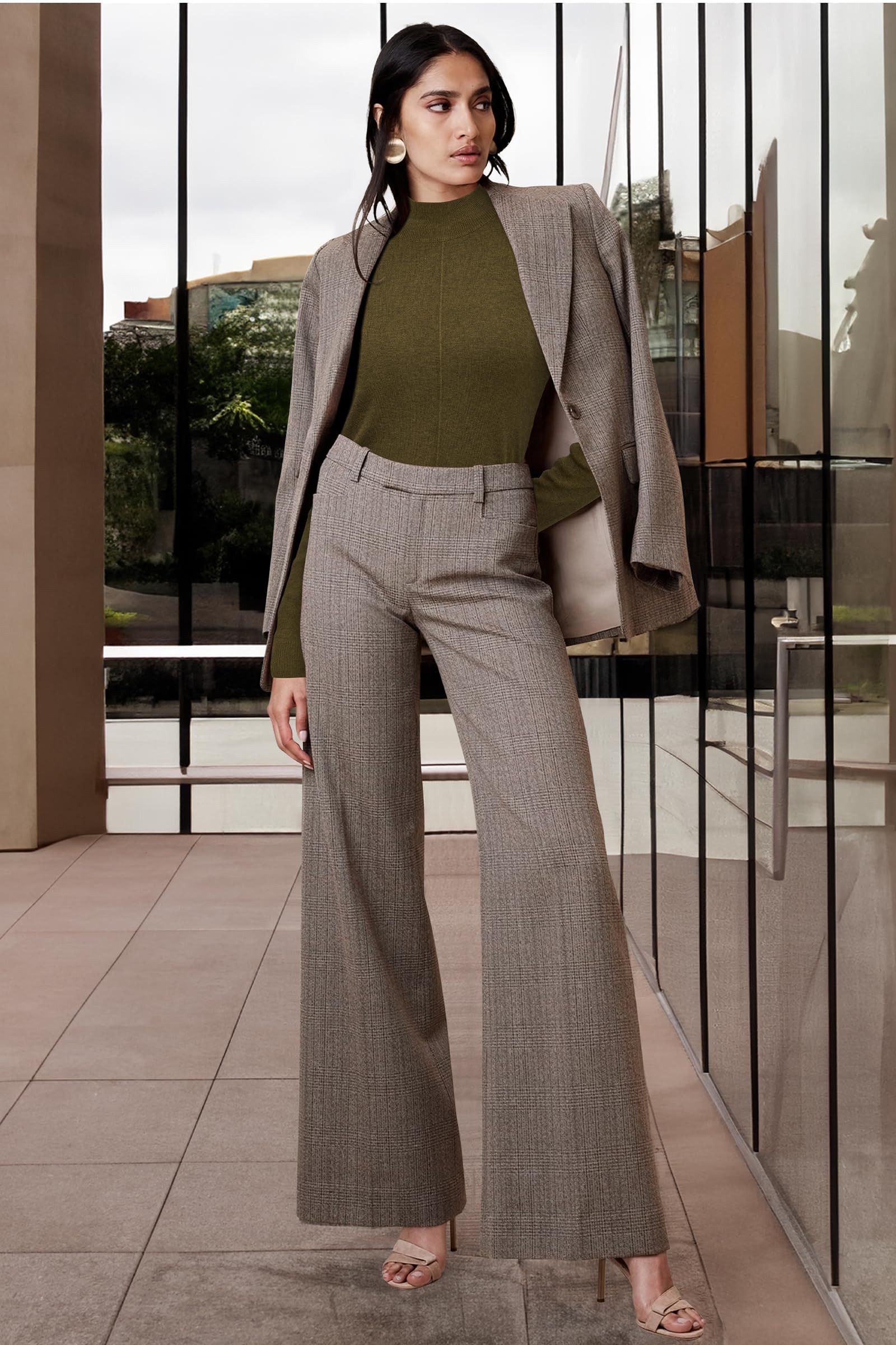 Arach&Cloz Strickpullover Damen Wollpullover Langarm Winter Pullover Oberte günstig online kaufen