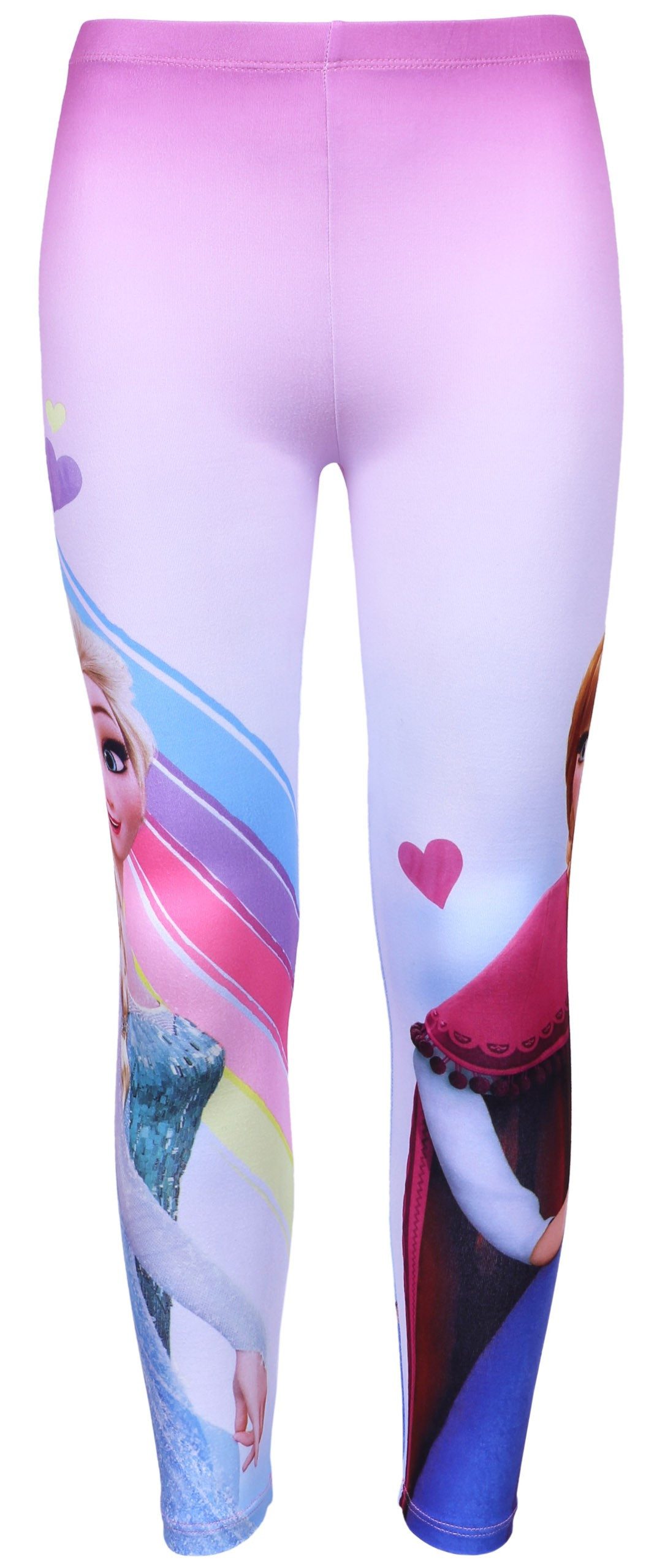 Sarcia.eu 7/8-Leggings Pinke Mädchenleggings Anna und Elsa Disney 4 Jahre