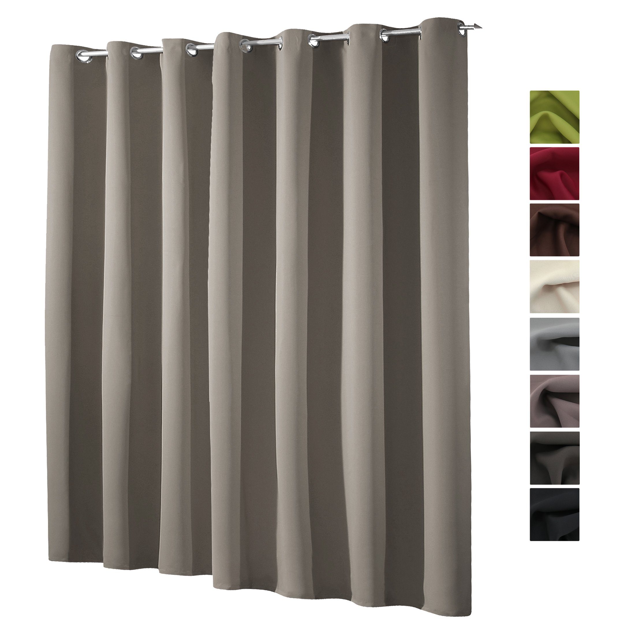 heimtexland Verdunkelungsvorhang XL Thermo Ösenschal Verdunklungsgardine Ra günstig online kaufen