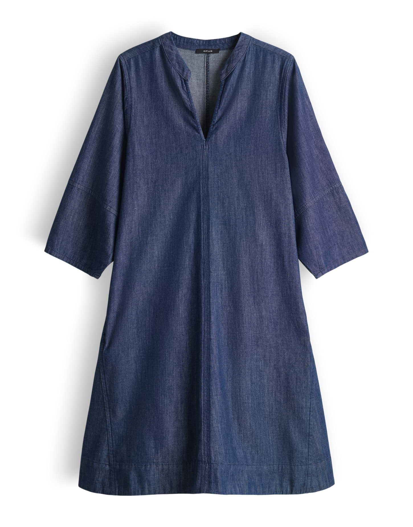 OPUS Minikleid Wonema aus Chambray mit lockere Passform