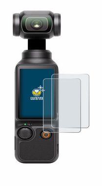 BROTECT Schutzfolie für DJI Osmo Pocket 3, Displayschutzfolie, 2 Stück, Folie matt entspiegelt