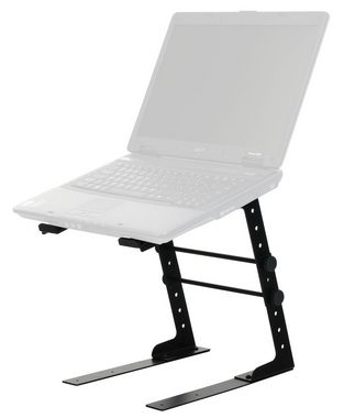 Pronomic Pronomic LS-110 Laptop Stand mit Klammern Laptop-Ständer, (Produktdesign ideal für DJs und Musiker)