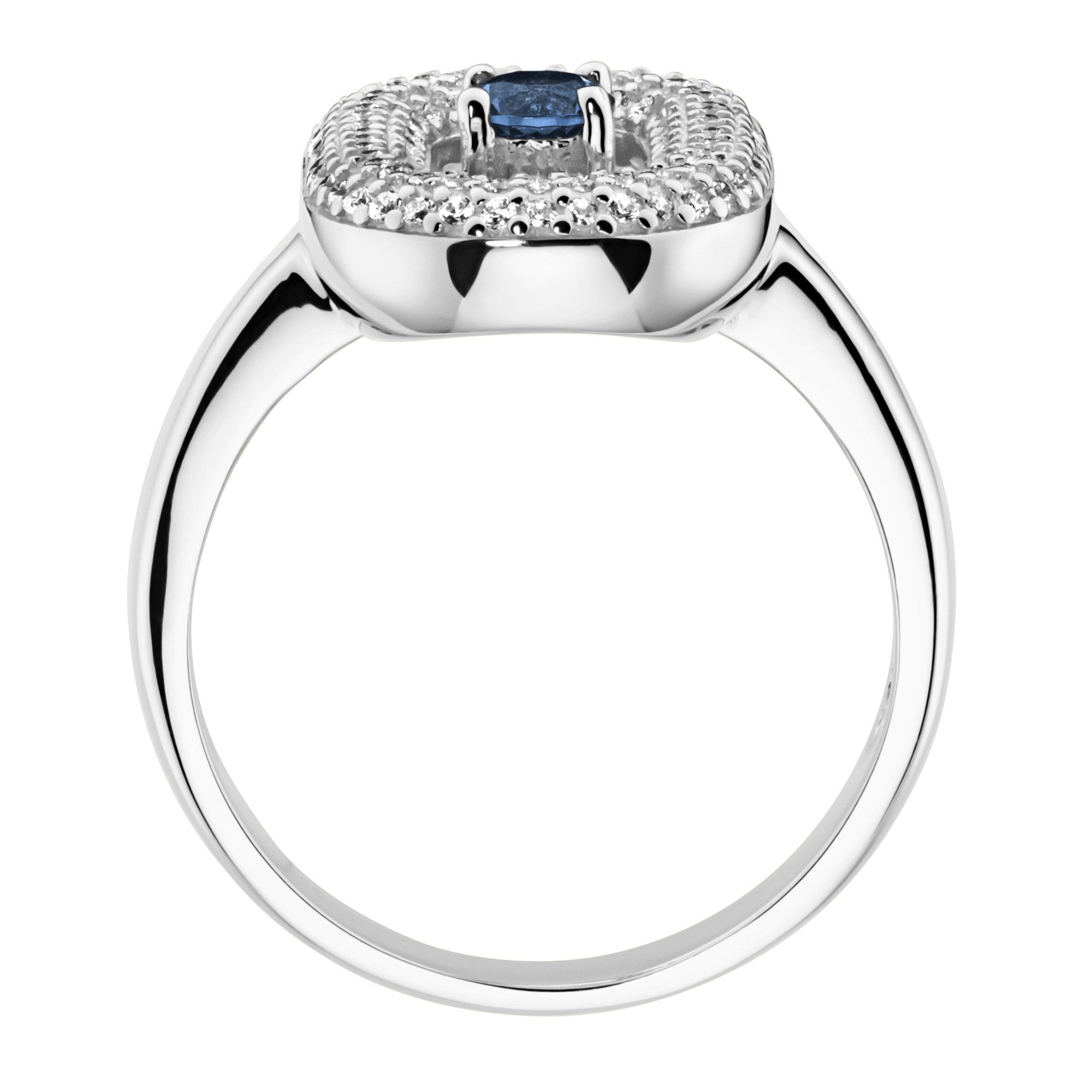 GIORGIO MARTELLO MILANO Silberring mit Zirkonia und Kristallstein, Silber 9 günstig online kaufen