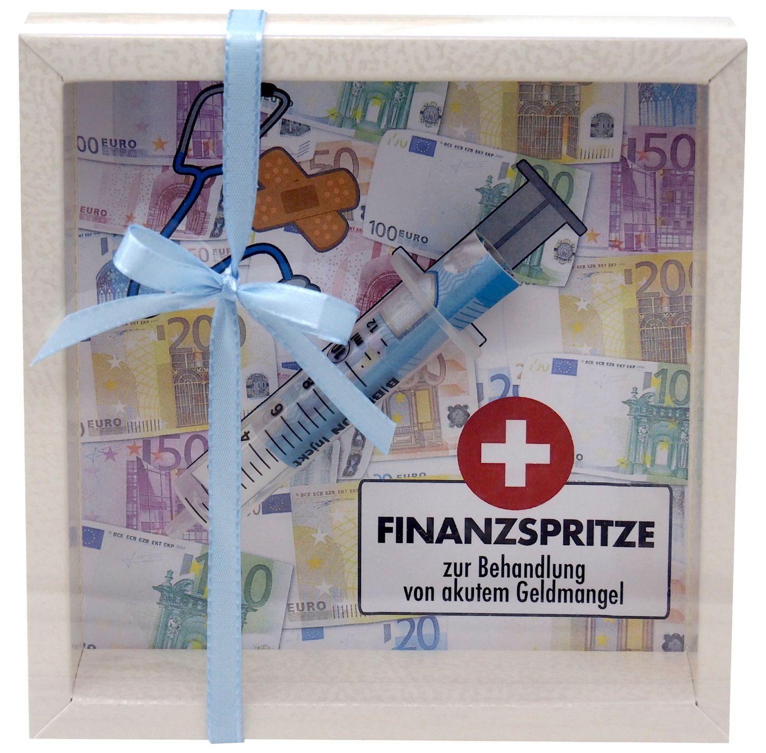 ZauberDeko Geschenkbox Geldgeschenk Finanzspritze Geld Zuschuss Lustig Gutschein Geburtstag