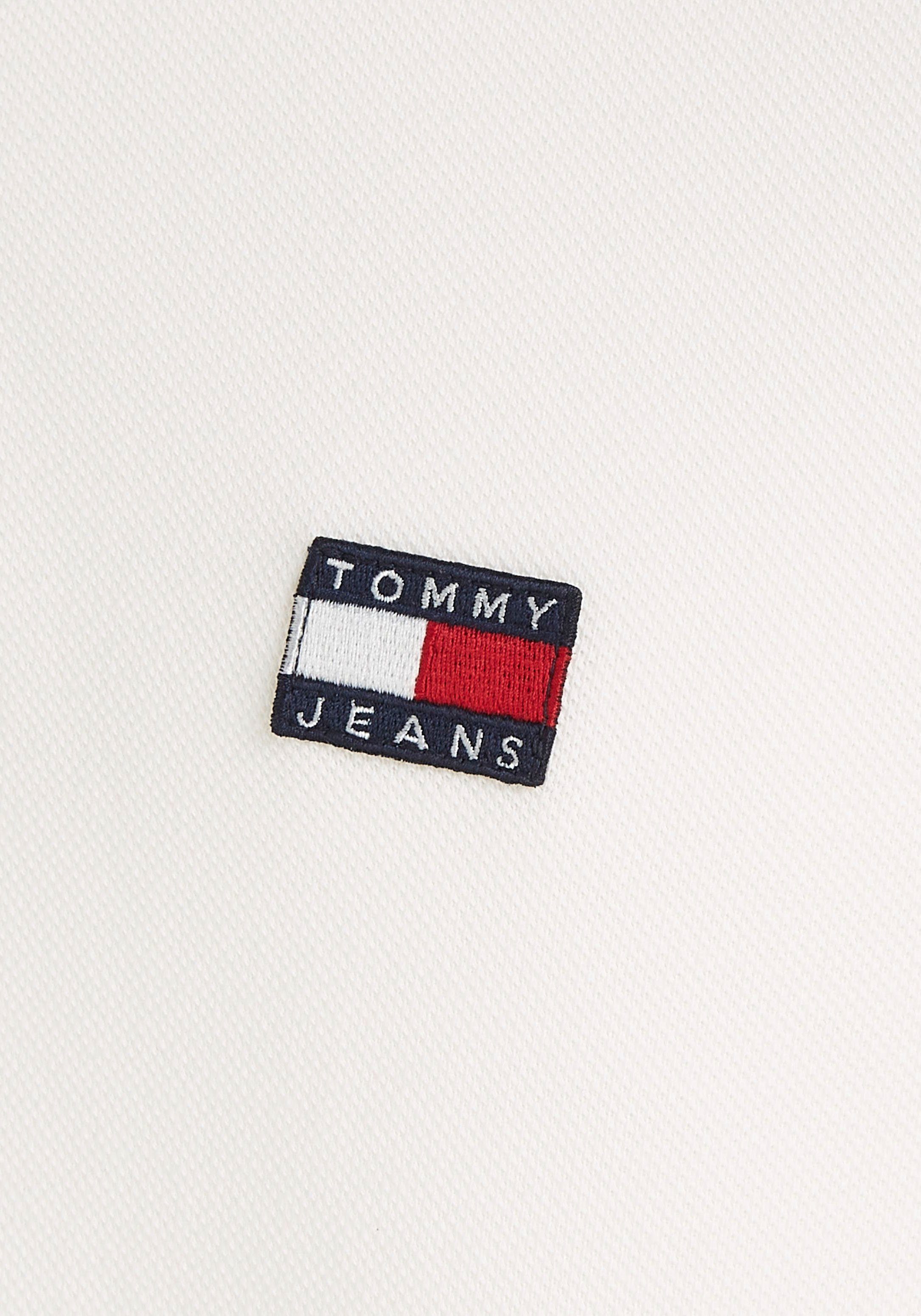TJM BADGE Tommy Poloshirt 3-Knopf-Form mit Jeans POLO White Ancient CLSC XS