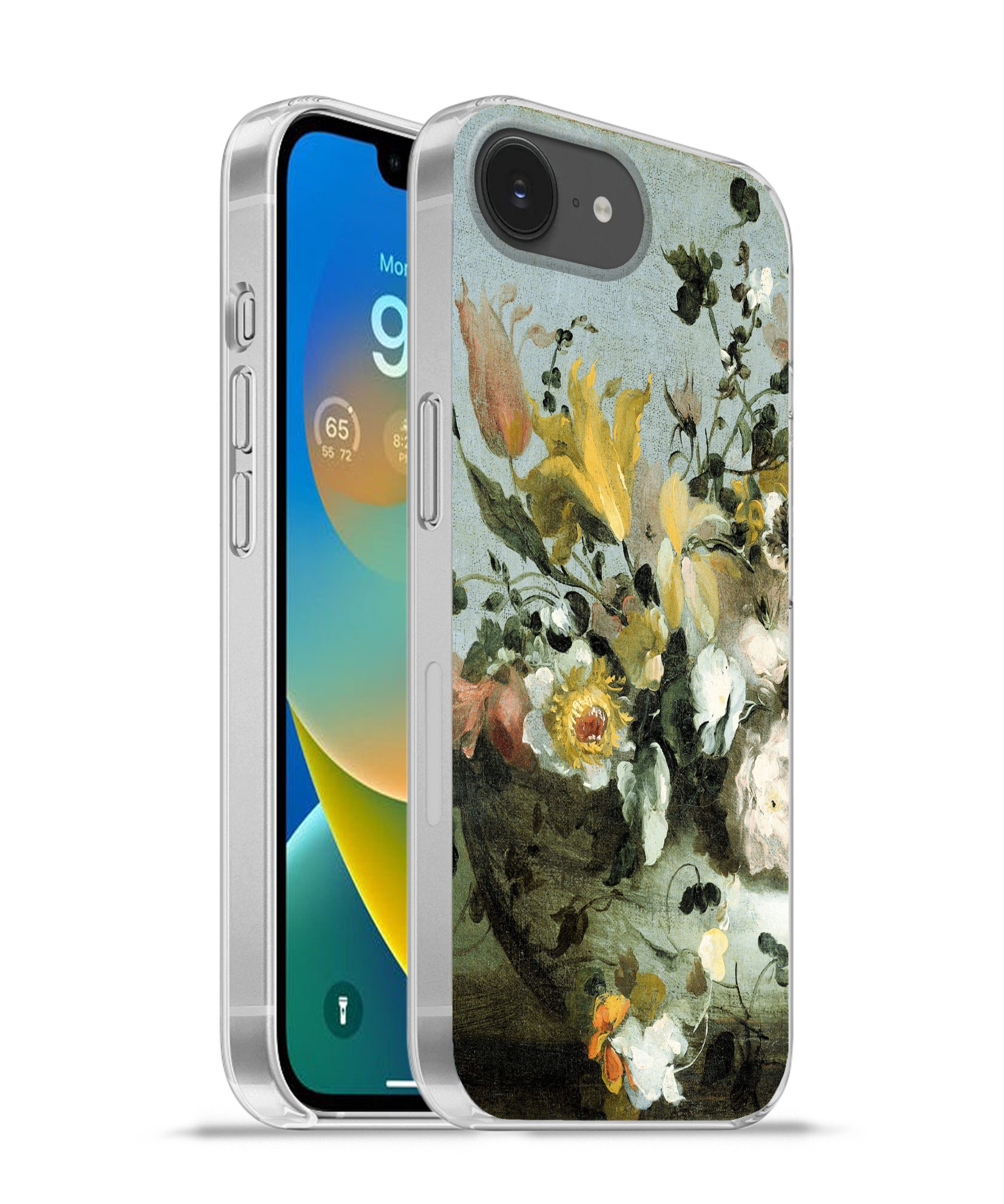 MuchoWow Handyhülle für Apple iPhone 16e Blumen - Alte Meister - Barock, Smartphone-Bumper, Print, Handy Schutzhülle Dünn