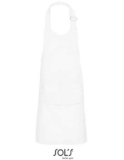 SOLS Grillschürze »verstellbare Latzschürze / Kochschürze für Kinder - Größe 64 x 47 cm«, Fronttasche mit 2 Fächern