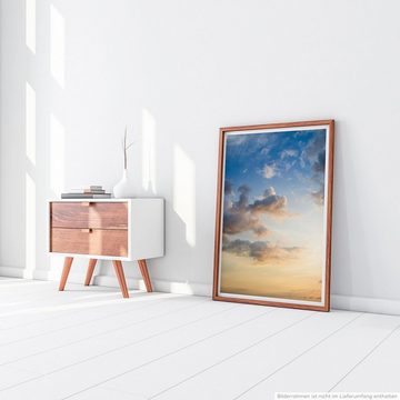 Sinus Art Poster 90x60cm Poster Sonniger Abendhimmel