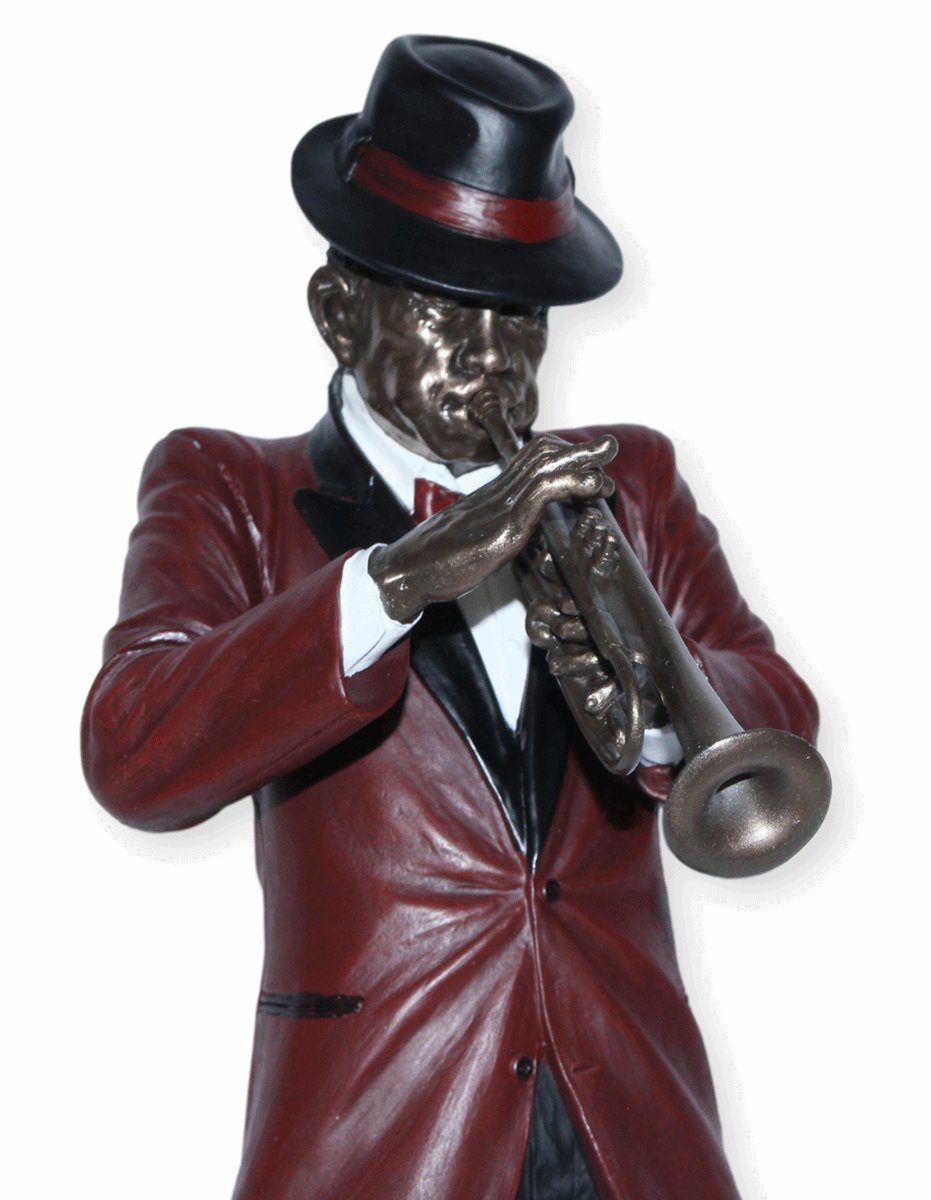 Parastone Dekofigur Figur Jazz Trompeter cm H 30 Jazz mit Musiker Deko Trompete Band