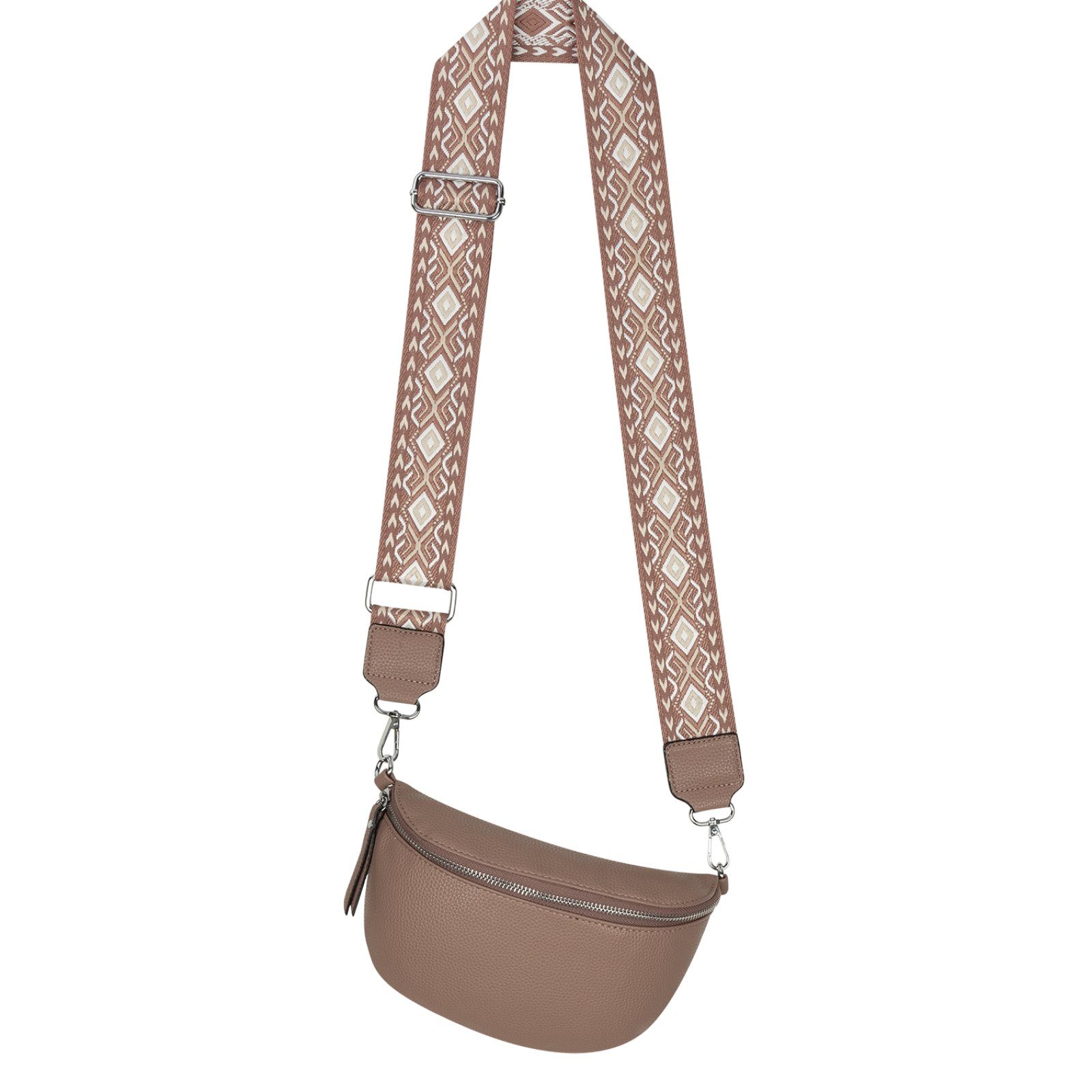 Gürteltasche Bauchtasche Umhängetasche Crossbody-Bag Kunstleder Italy-Design
