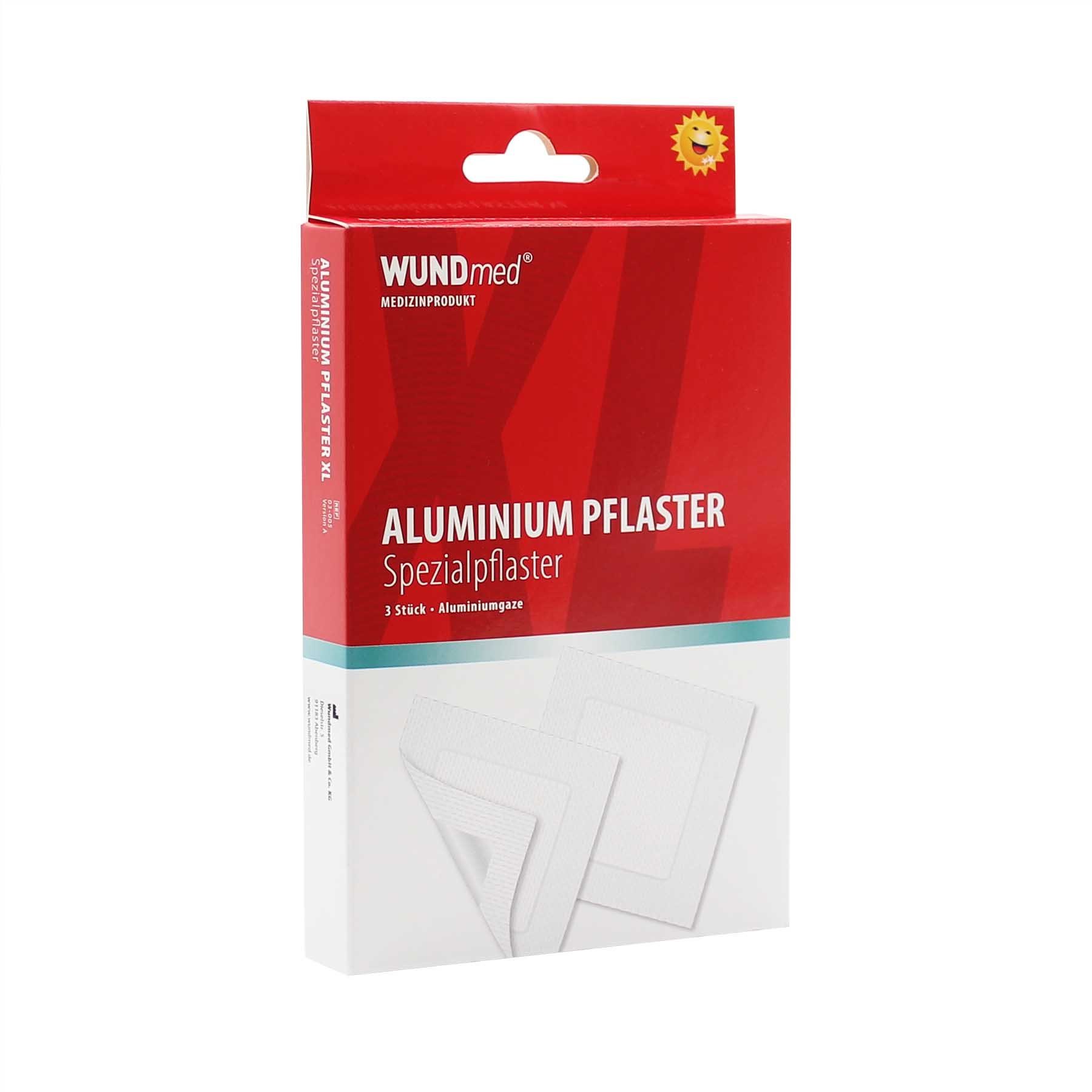Wundmed Wundpflaster WUNDmed® Aluminium-Pflaster 75 x 75 mm 3 Stück/Packung