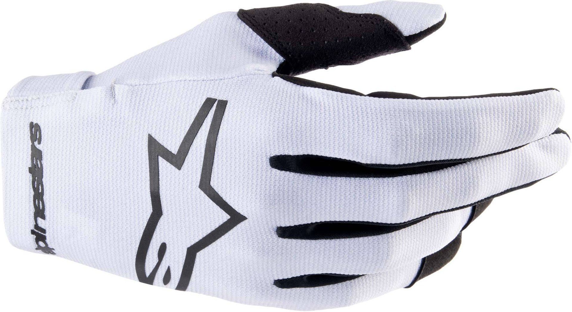 Handschuhe Gray/Black Alpinestars Radar Motocross Motorradhandschuhe