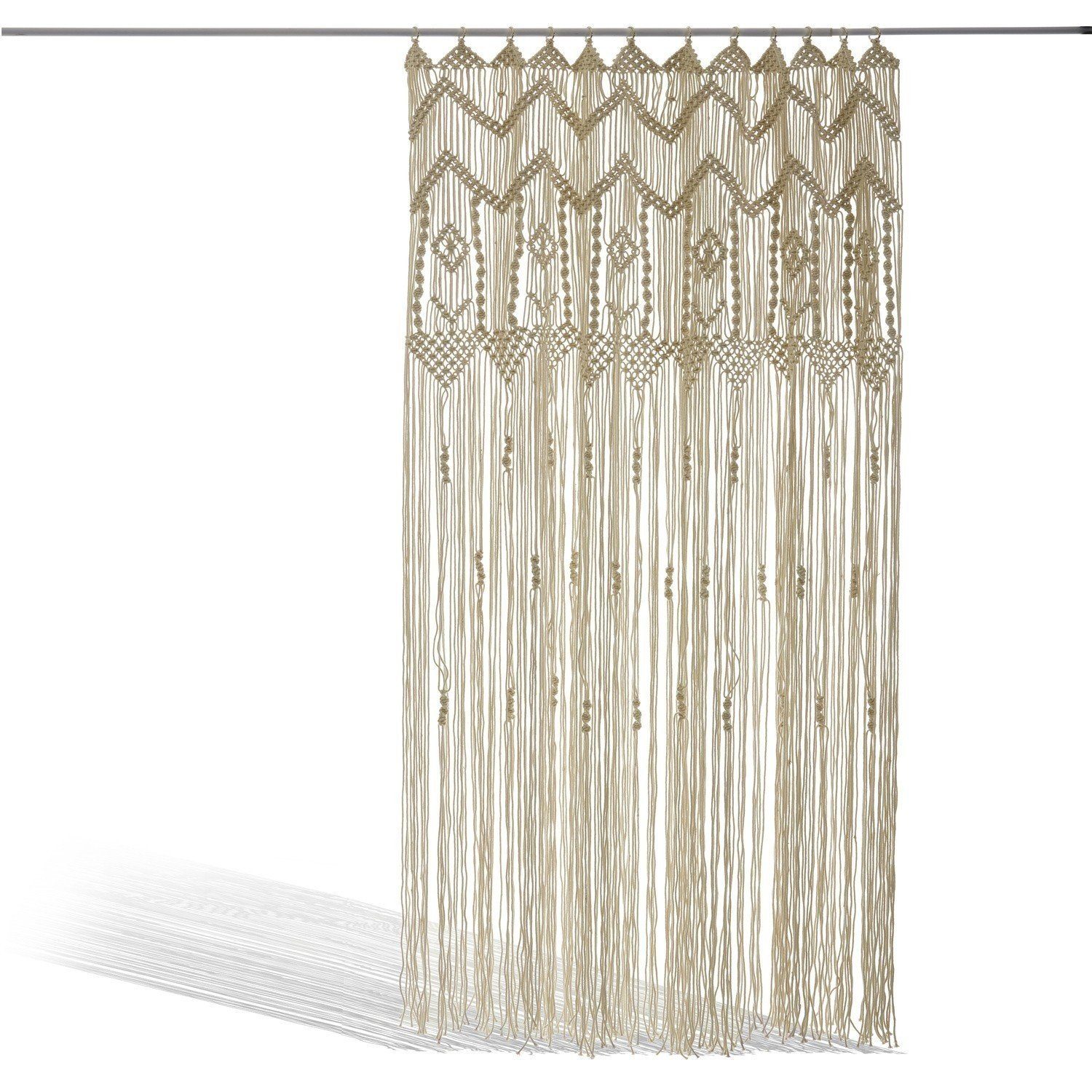 Mirabeau Vorhang »Jael«, Mirabeau, Aufregendes Makramee-Knüpfmuster