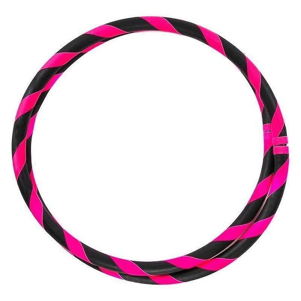 Hoopomania Hula-Hoop-Reifen Faltbarer Anfänger Hula Ø90cm Reifen, Hoop Neon-Pink