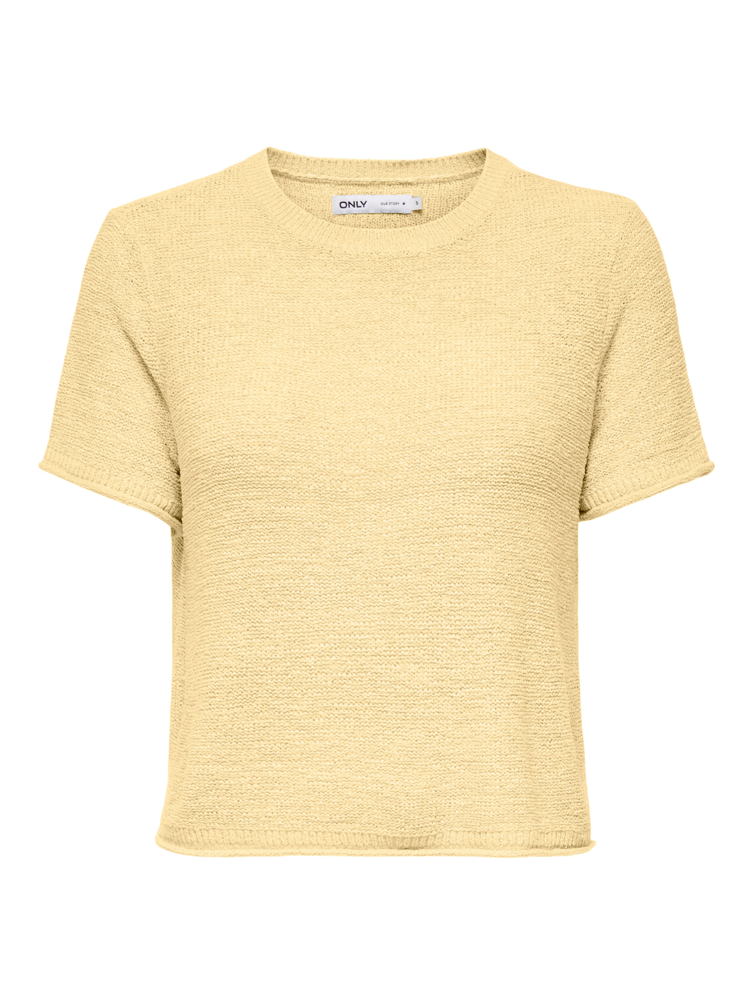 ONLY Kurzarmpullover ONLSUNNY S/S PULLOVER NOOS KNT Kunstfaser, regular fit günstig online kaufen