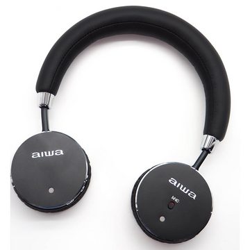 Aiwa HSTBTN-800 Bluetooth Over-Ear Kopfhörer kabellos Headset Over-Ear-Kopfhörer (integriertes Mikrofon, Active Noise Canceling)