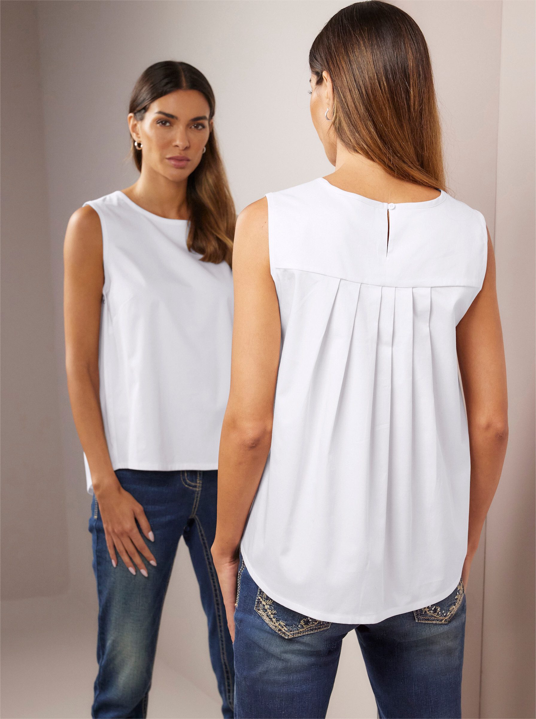 heine Blusentop Blusentop Ärmellos