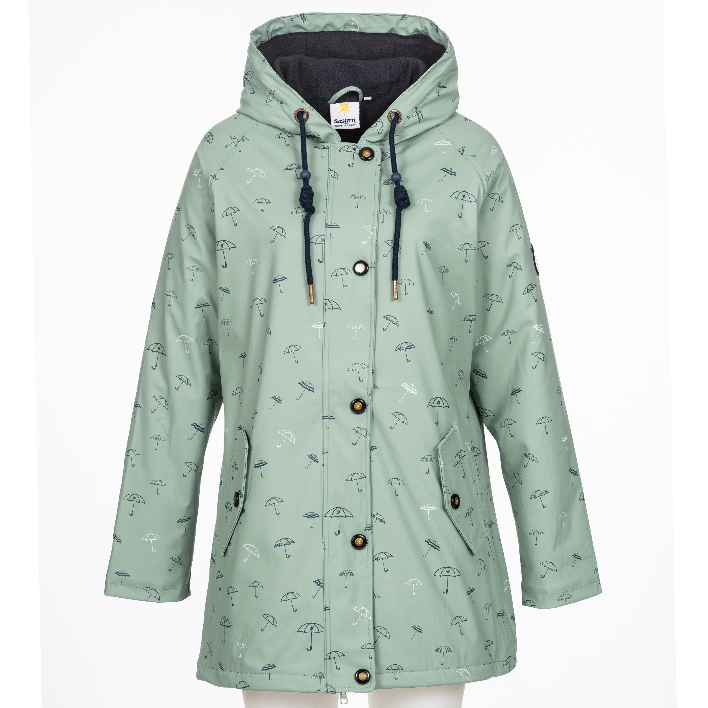 ankerglut Regenjacke Friesennerz #ankerglutsea Regenmantel, Longjacket auch in Großen Größen erhältlich
