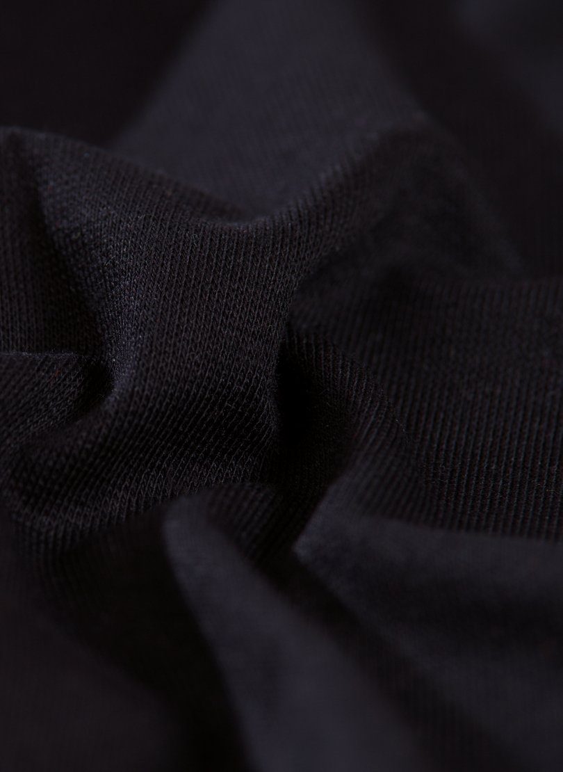 Trigema T-Shirt aus TRIGEMA T-Shirt Baumwolle/Elastan schwarz