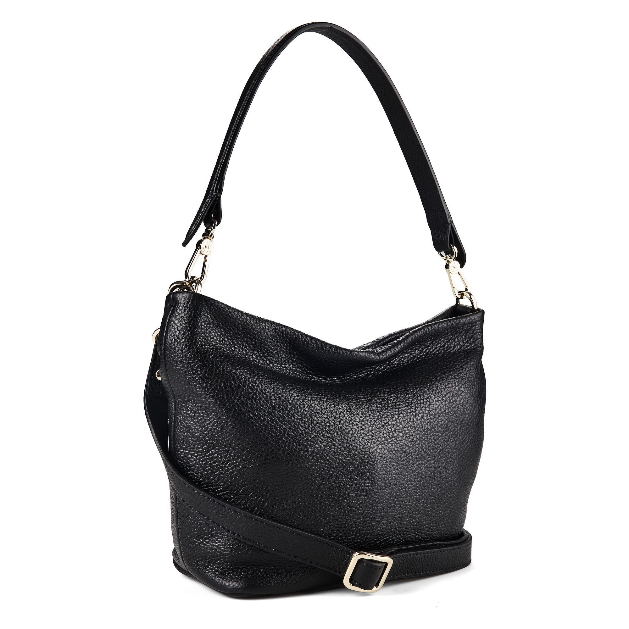 Abro Schultertasche Ebony, Leder