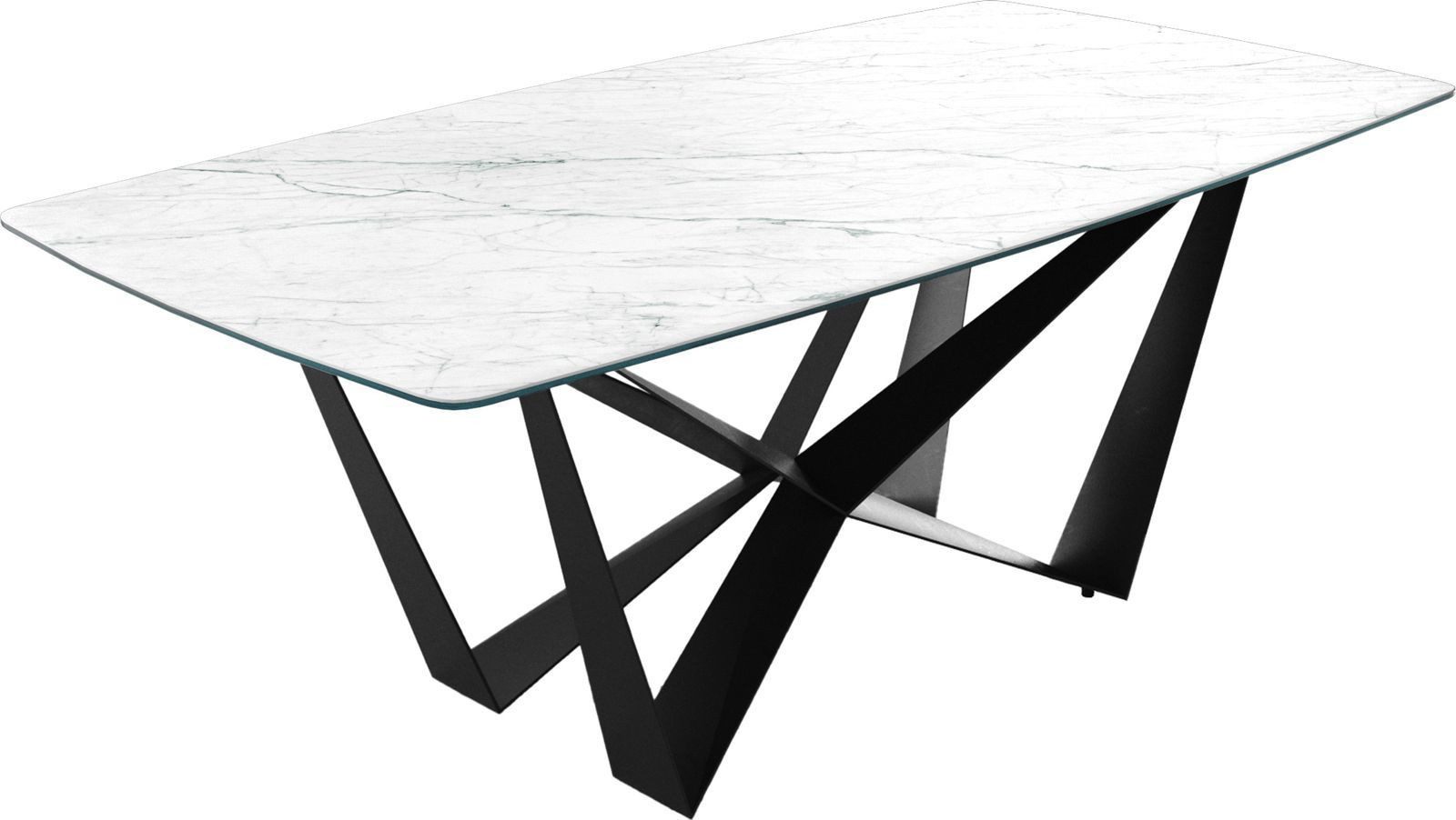 DELIFE Esstisch Edge, Bootsform Keramik Laminam®Statuarietto günstig online kaufen