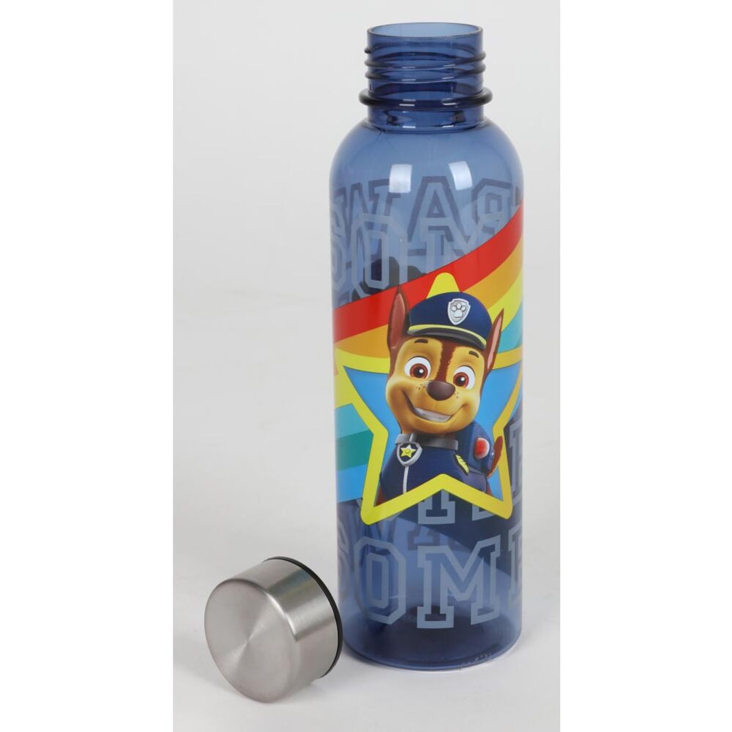 BURI Trinkflasche Paw Patrol Trinkflasche mit Edelstahldeckel 500ml Getränkeflasche