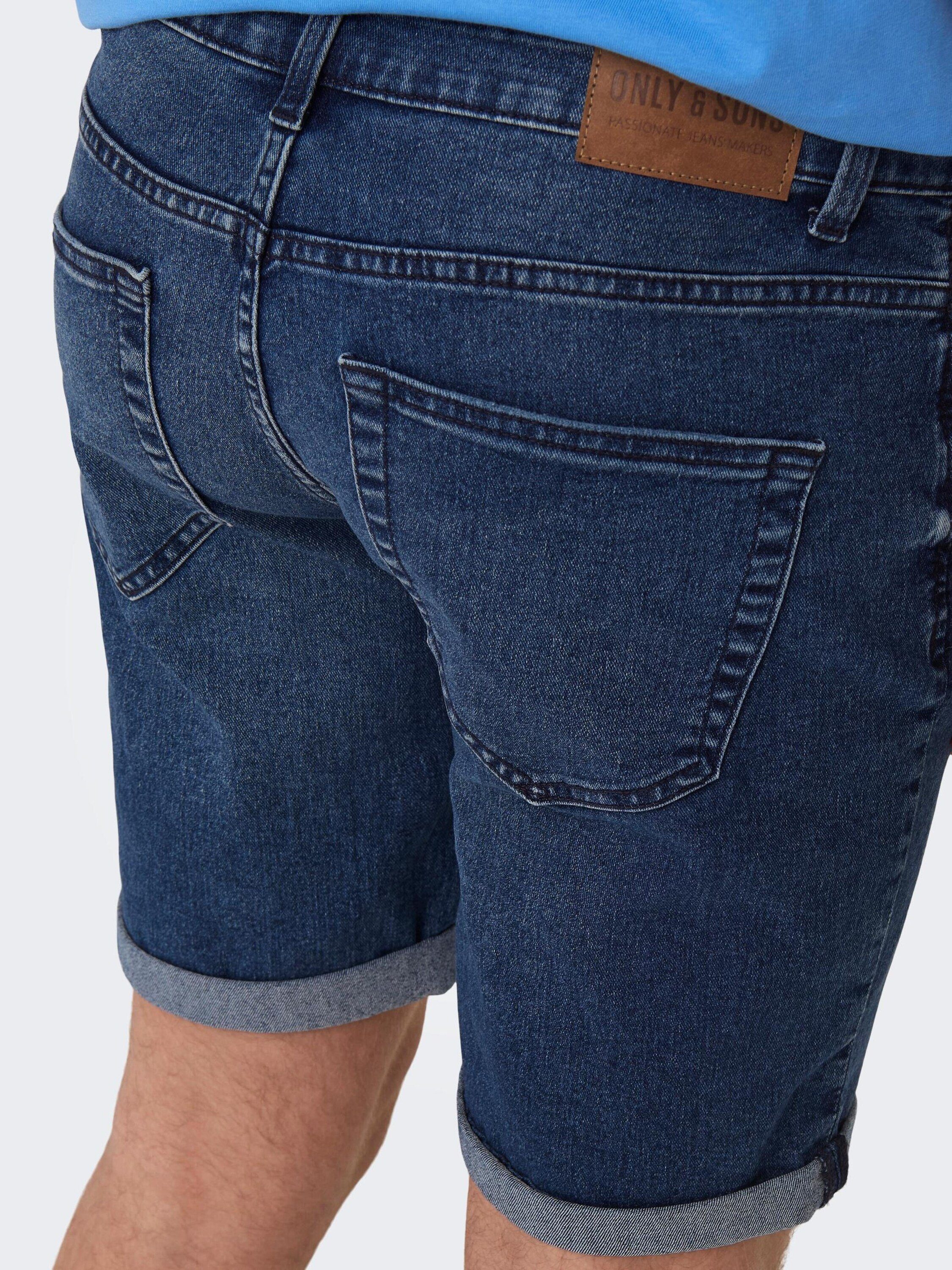 Ply & SONS ONLY Jeansshorts (1-tlg)