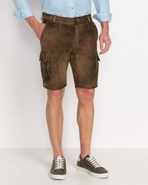 Reitmayer Trachtenhose Kurze Cargo-Lederhose