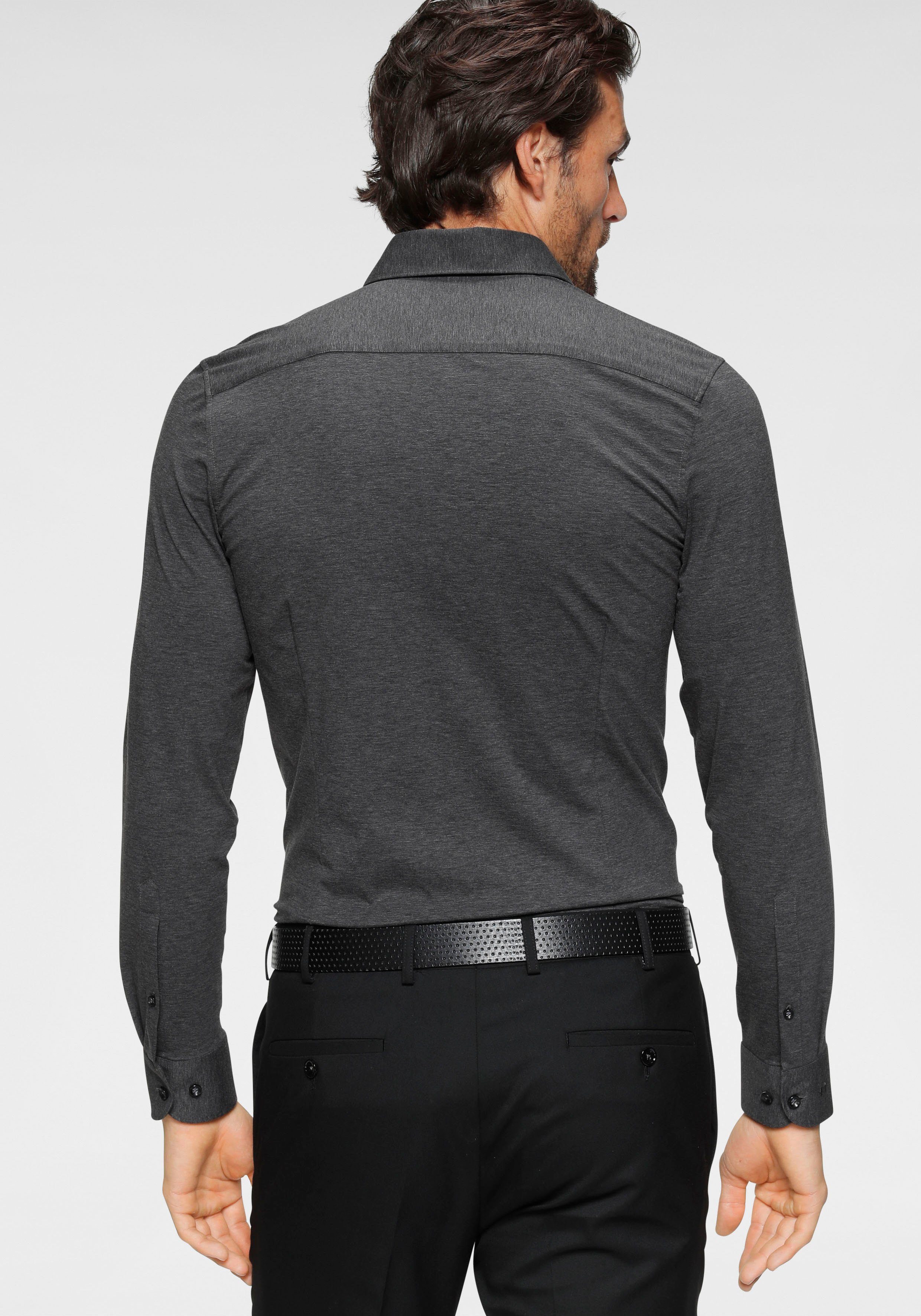 OLYMP Businesshemd Level Five body fit Jerseyshirt in Jersey Qualität – Bild 3 von 5